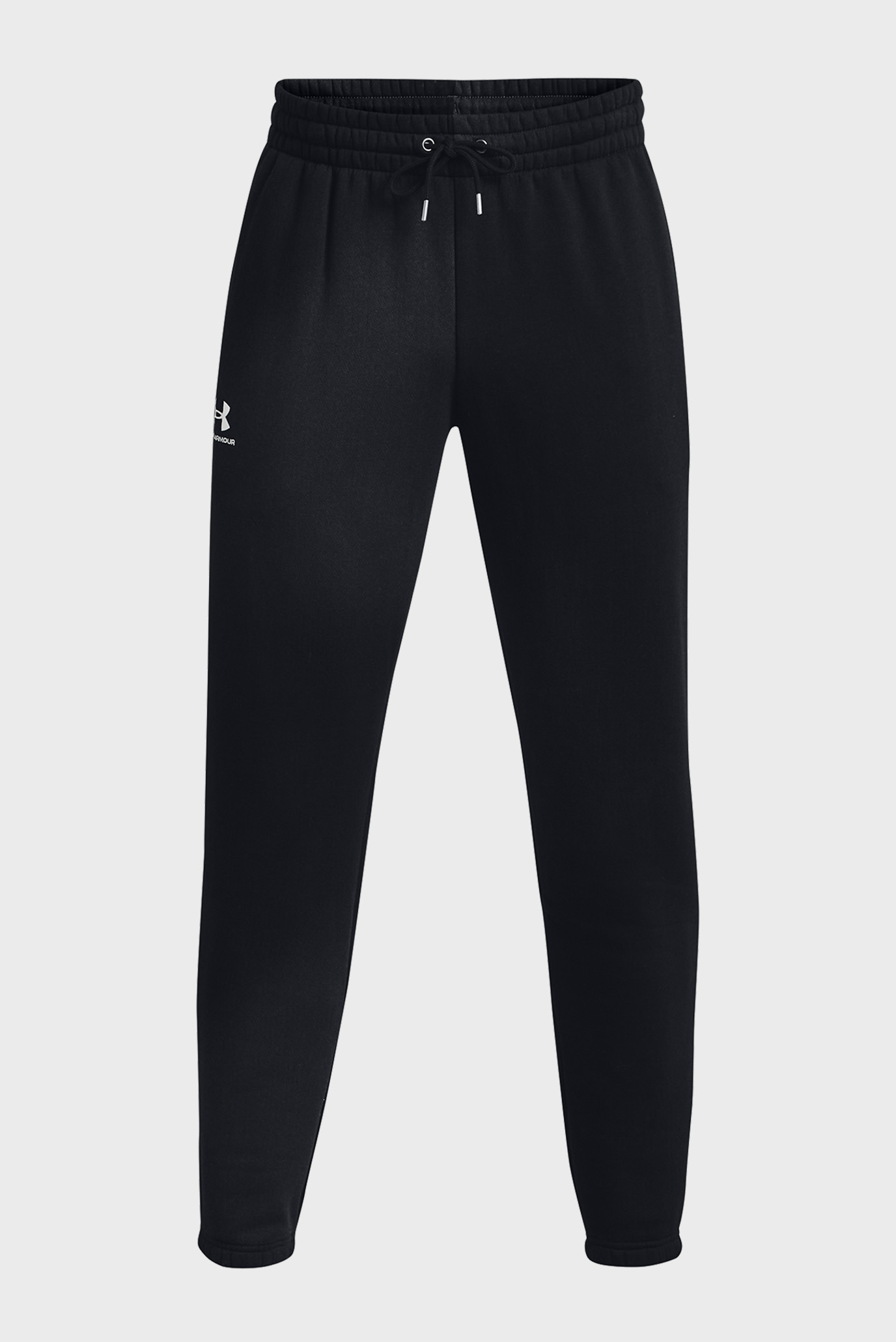Чоловічі чорні спортивні штани UA Essential Flc Novelty Jgr 1