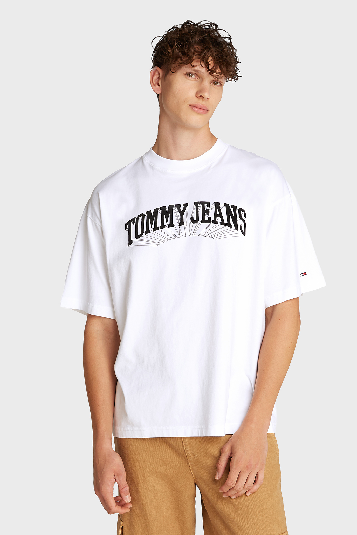 Мужская белая футболка TJM TOMMY TEE Белый XL Tommy Jeans DM0DM21283 Мужская белая футболка TJM TOMMY TEE Белый XL Tommy Jeans DM0DM21283