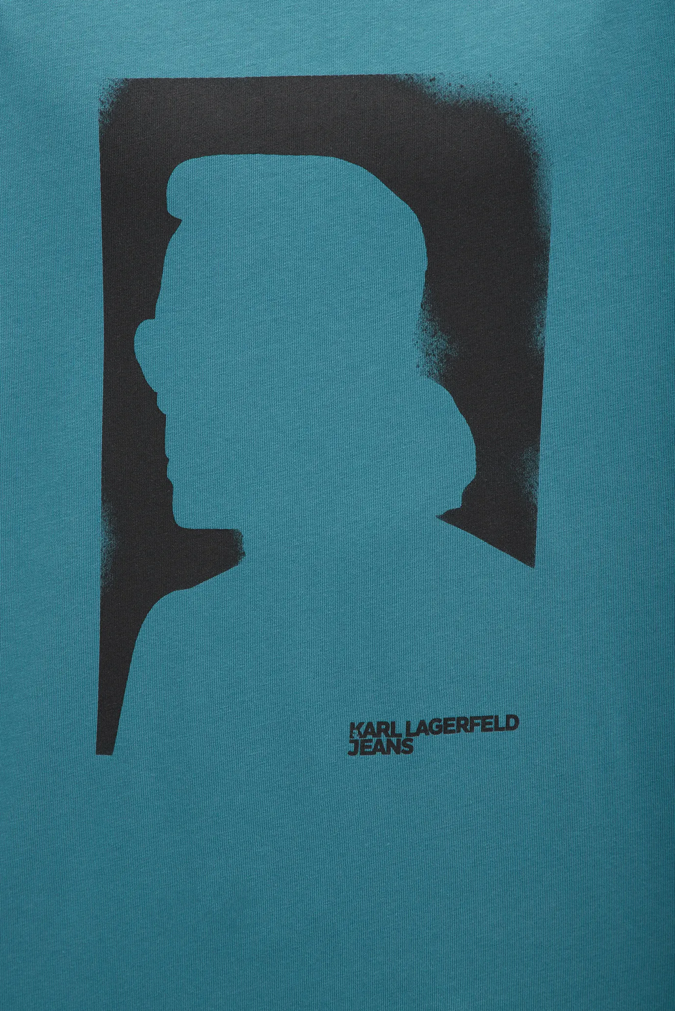 Мужская бирюзовая футболка KLJ REGULAR KARL SSLV TEE 3
