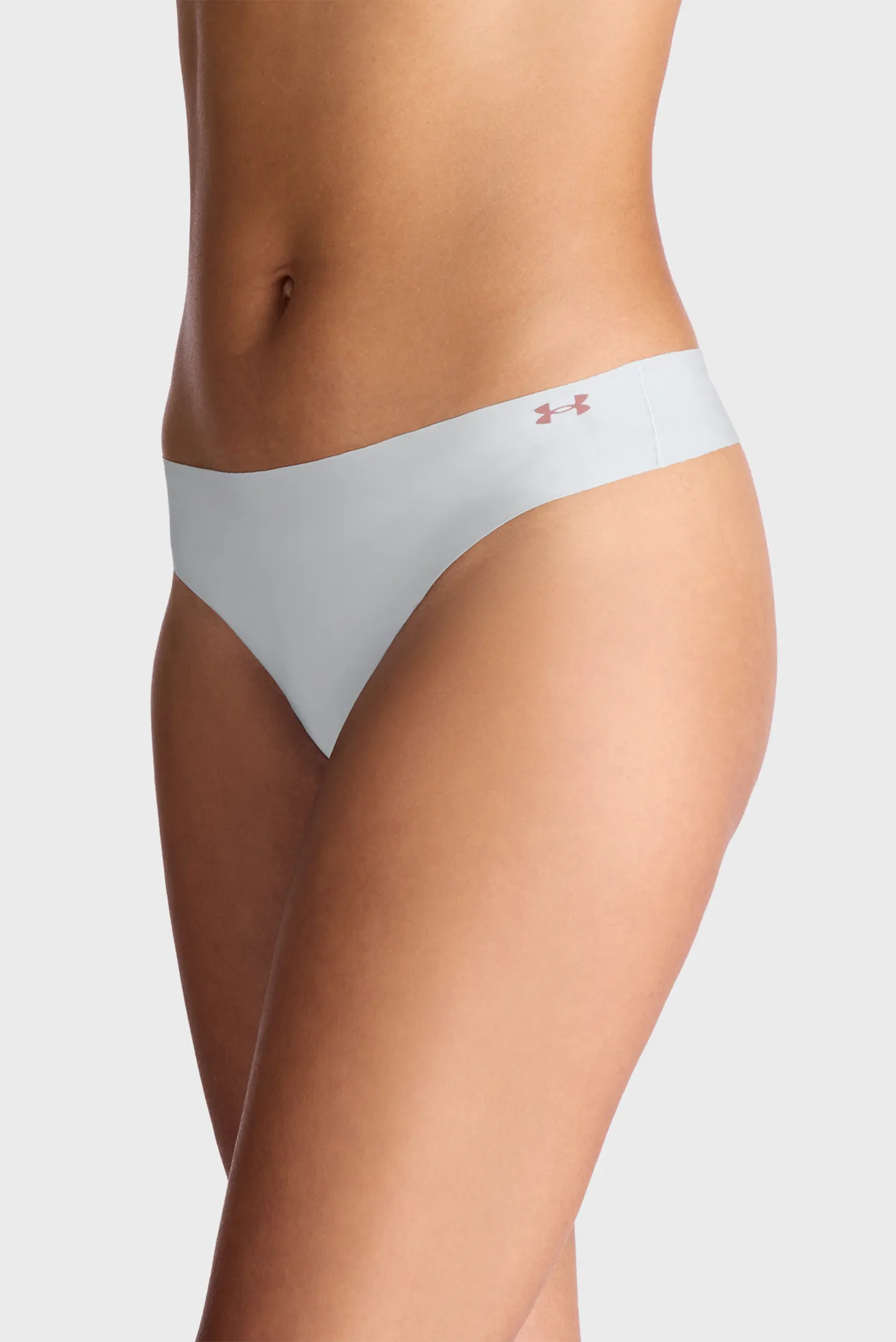 Жіночі трусики (3 шт) UA PURE STRETCH NO SHOW THONG -SOLID 3PK 4