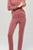 Жіночі рожеві кашемірові брюки