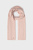 Женский розовый шарф FLAG KNIT