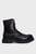 Мужские черные кожаные ботинки TJM CASUAL BOOT