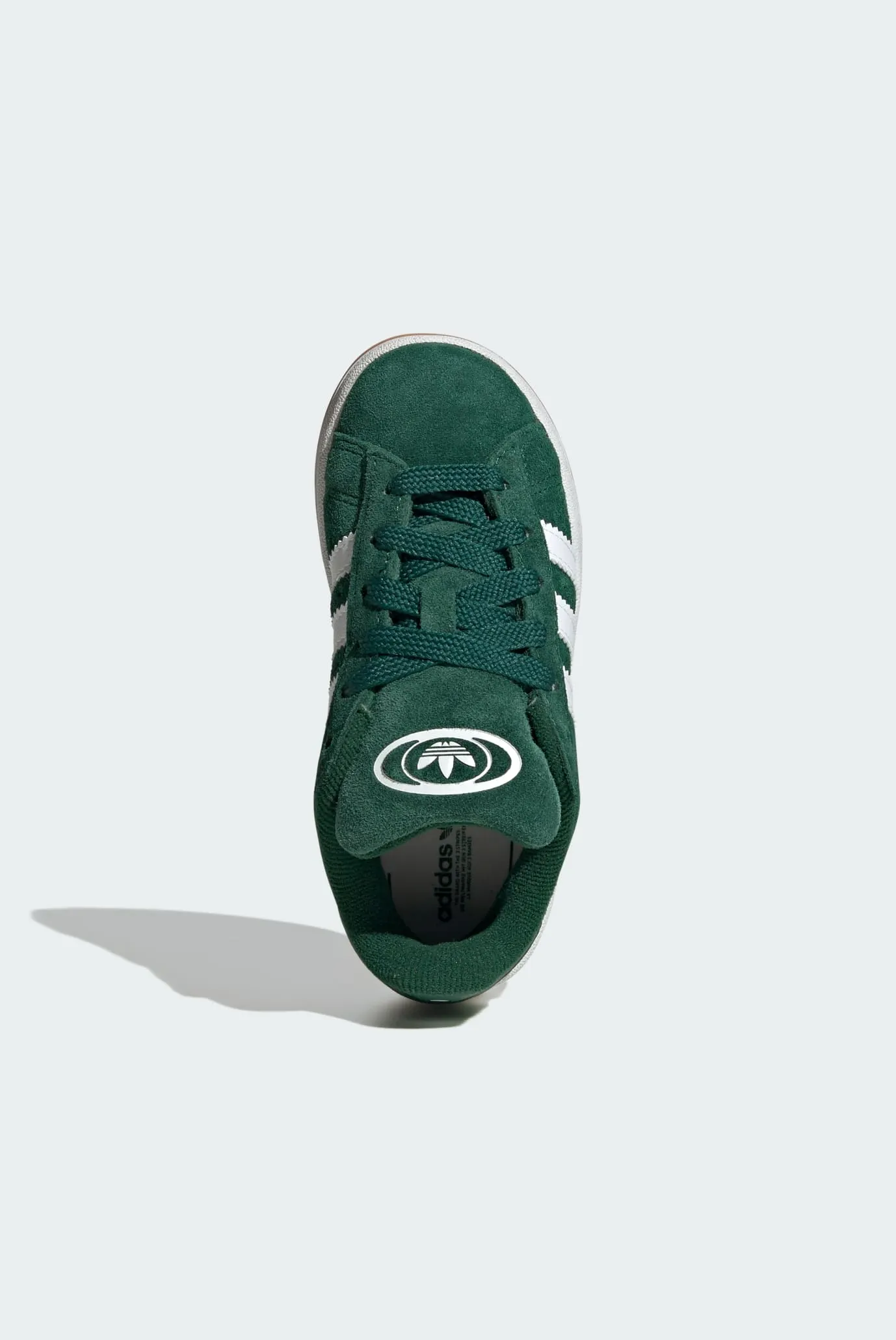 Детские зеленые замшевые сникерсы Campus 00s 2