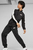 Чоловічий чорний спортивний костюм (кофта, штани) Men's Baseball Tricot Suit