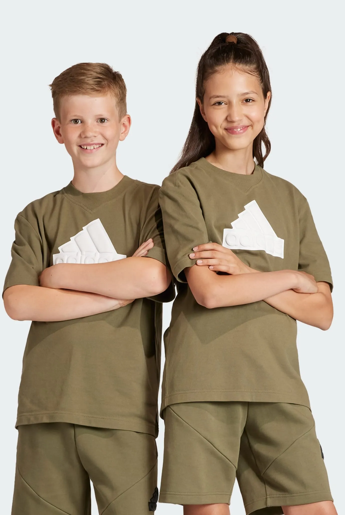 Детская оливковая футболка Future Icons Logo 1