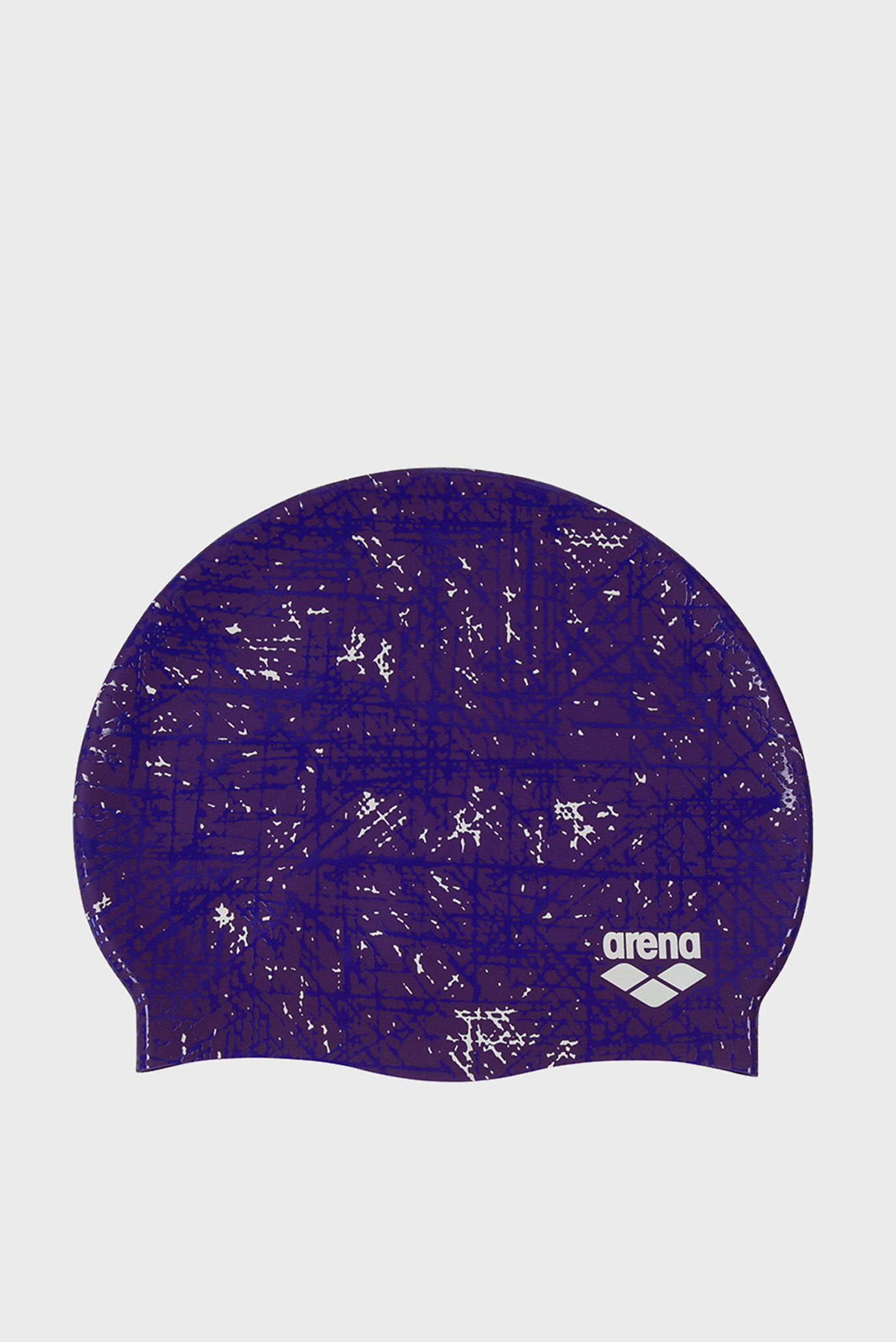 Фиолетовая шапочка для плавания с узором PRINT 2 Фиолетовый ONESIZE Arena 1E368-275