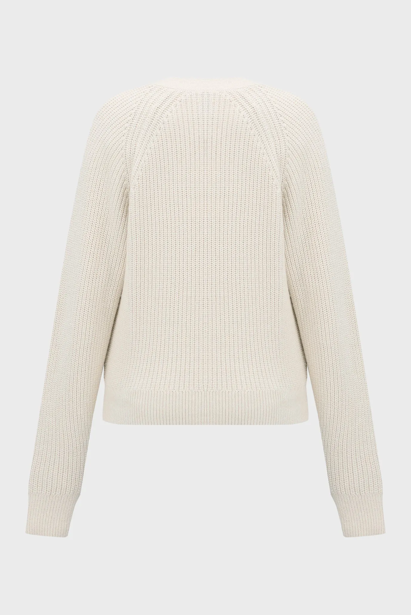 Женский белый кардиган MOULINE RIB RELAXED CARDI 7