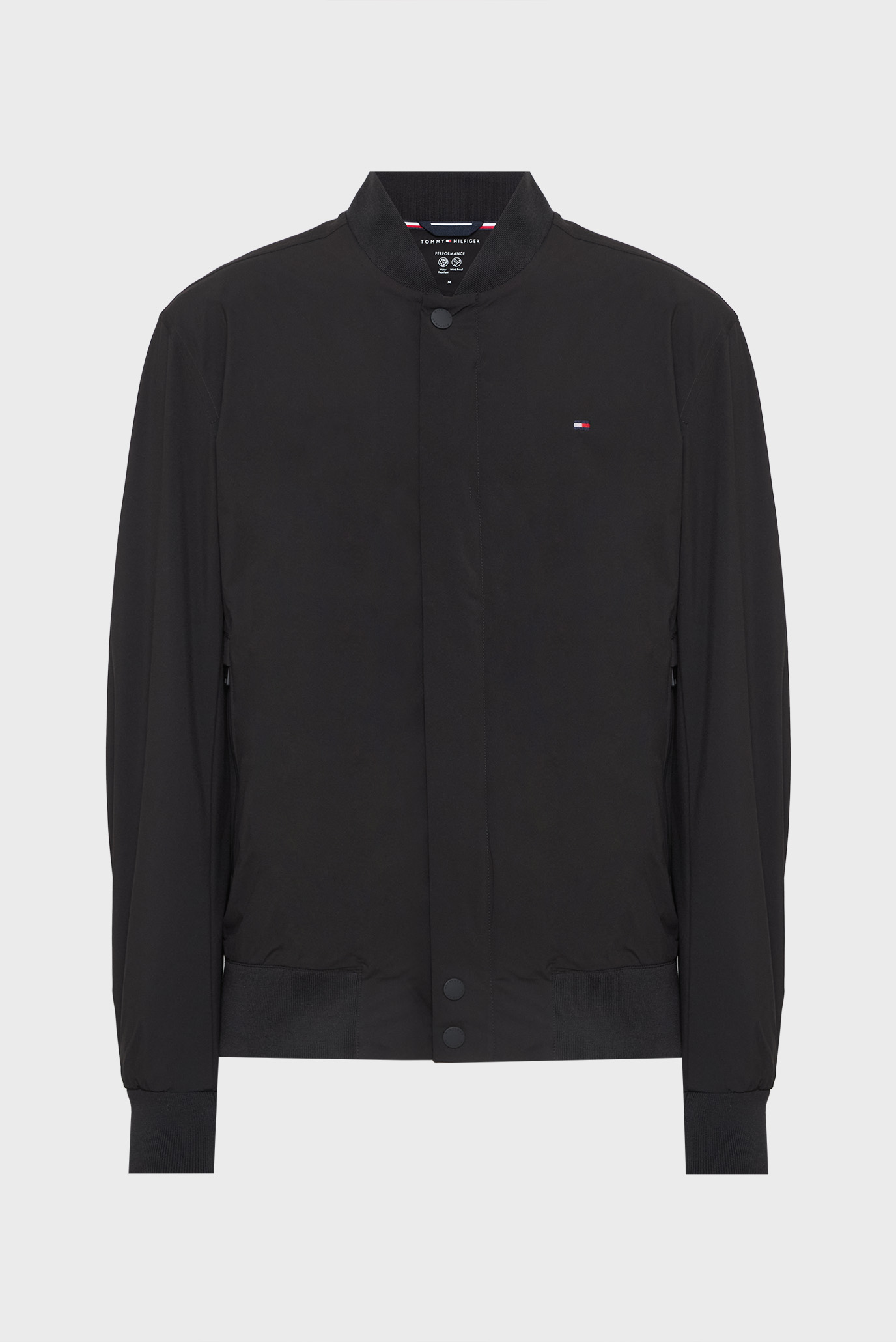 Мужской черный бомбер TECH LIGHTWEIGHT Черный S Tommy Hilfiger MW0MW36665 Мужской черный бомбер TECH LIGHTWEIGHT Черный S Tommy Hilfiger MW0MW36665