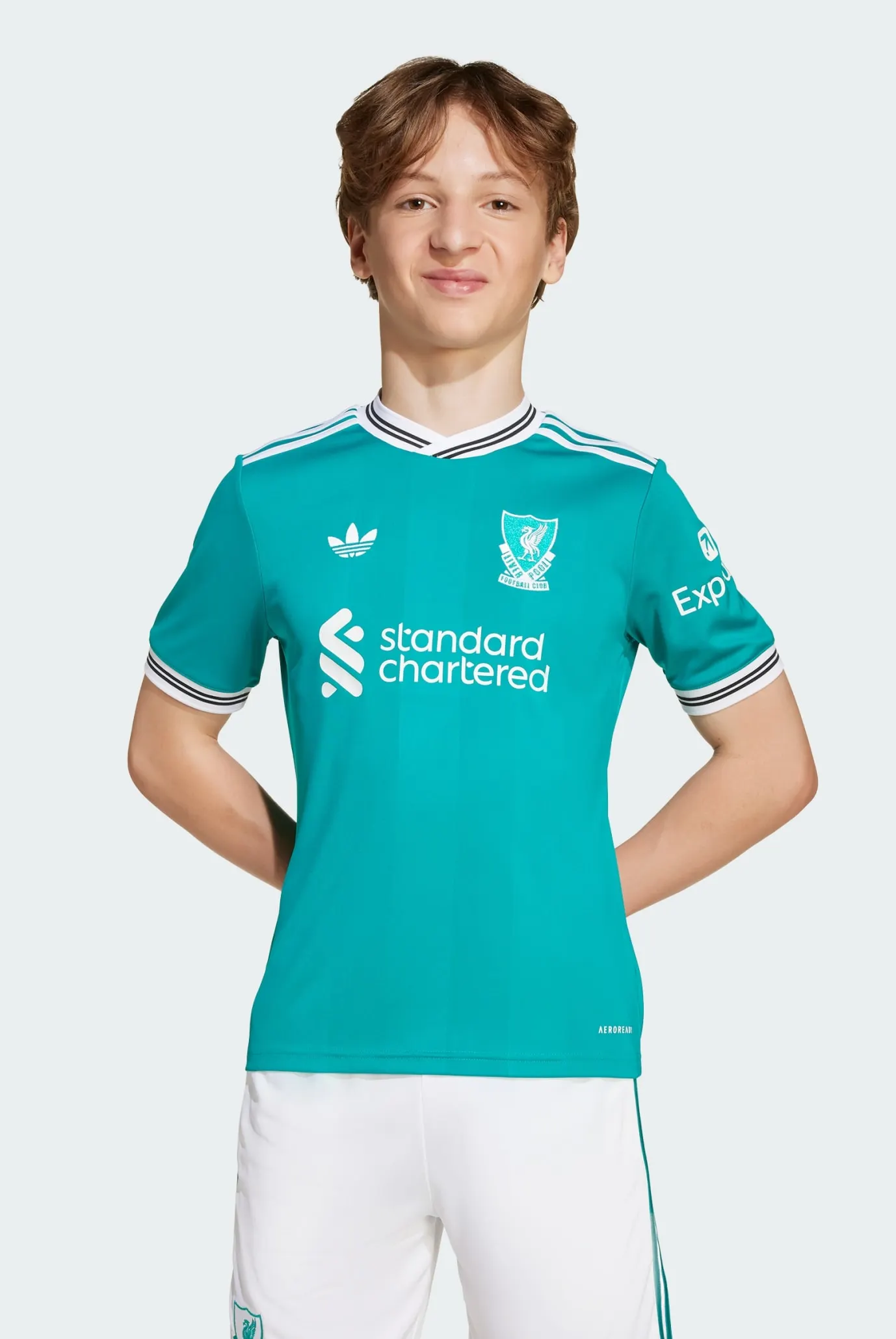 Детская бирюзовая футболка Liverpool FC 25/26 Third Kids 5