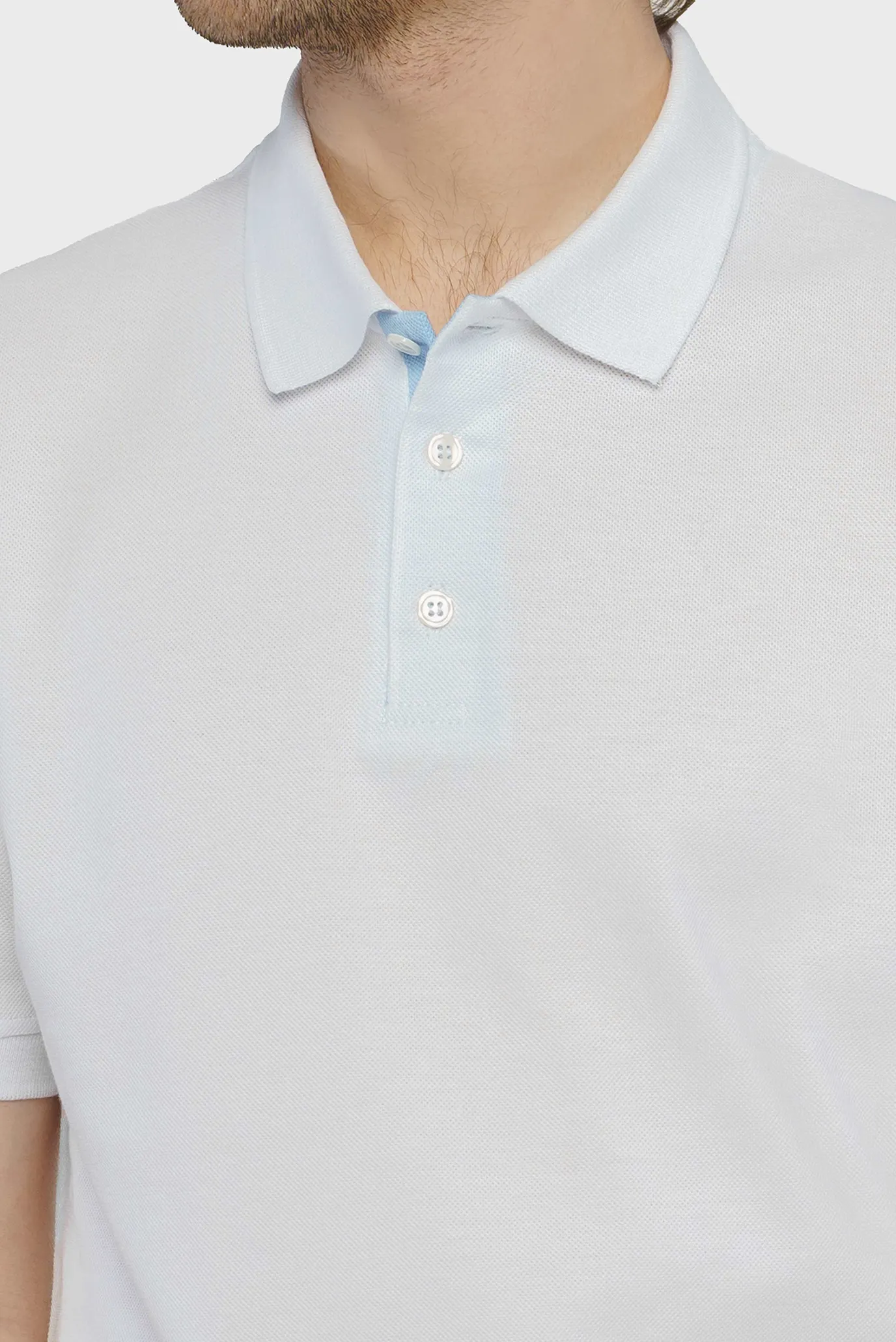 Чоловіче біле поло 4