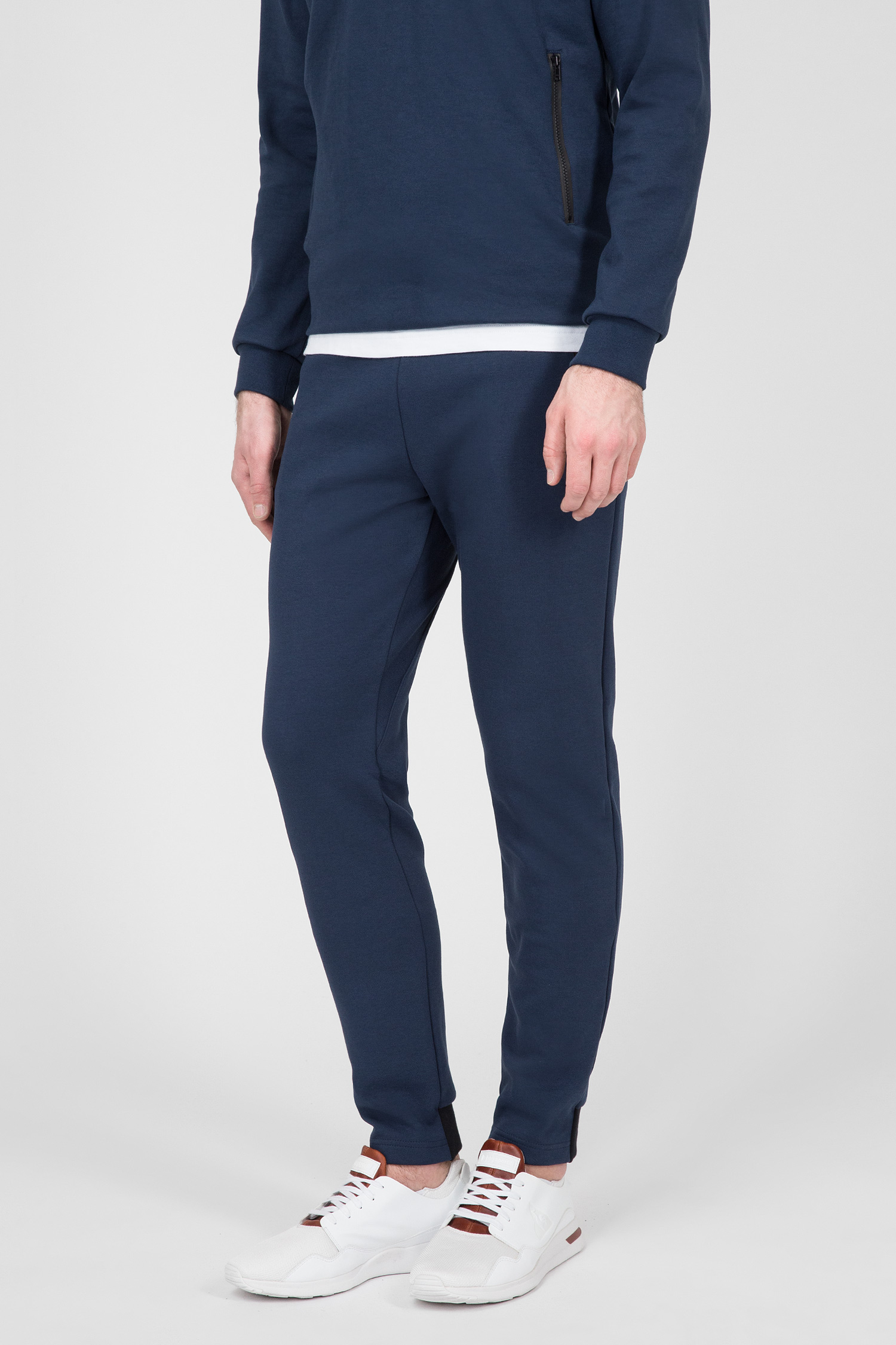 Мужские темно-синие спортивные брюки 1