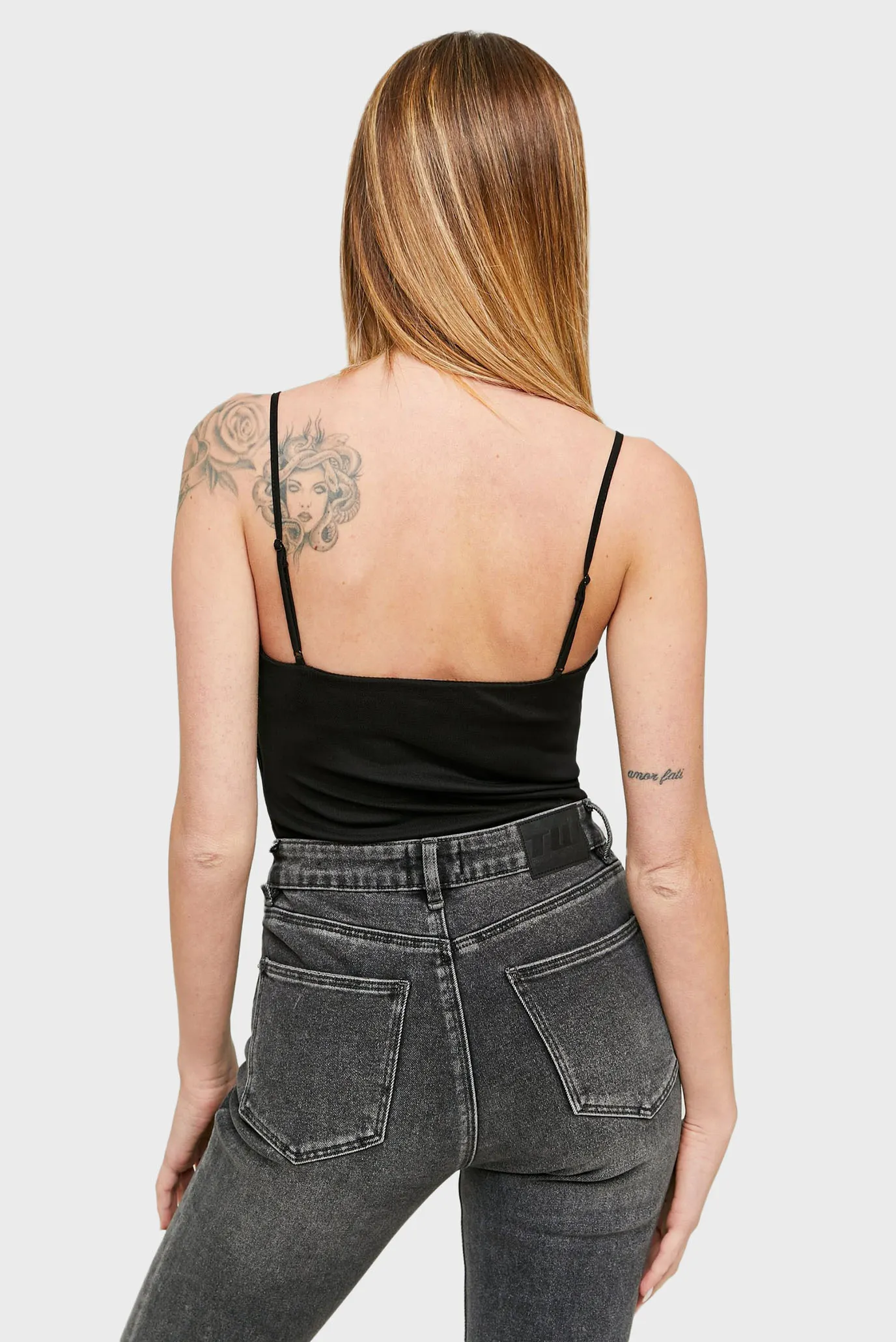 Жіноче чорне боді 2