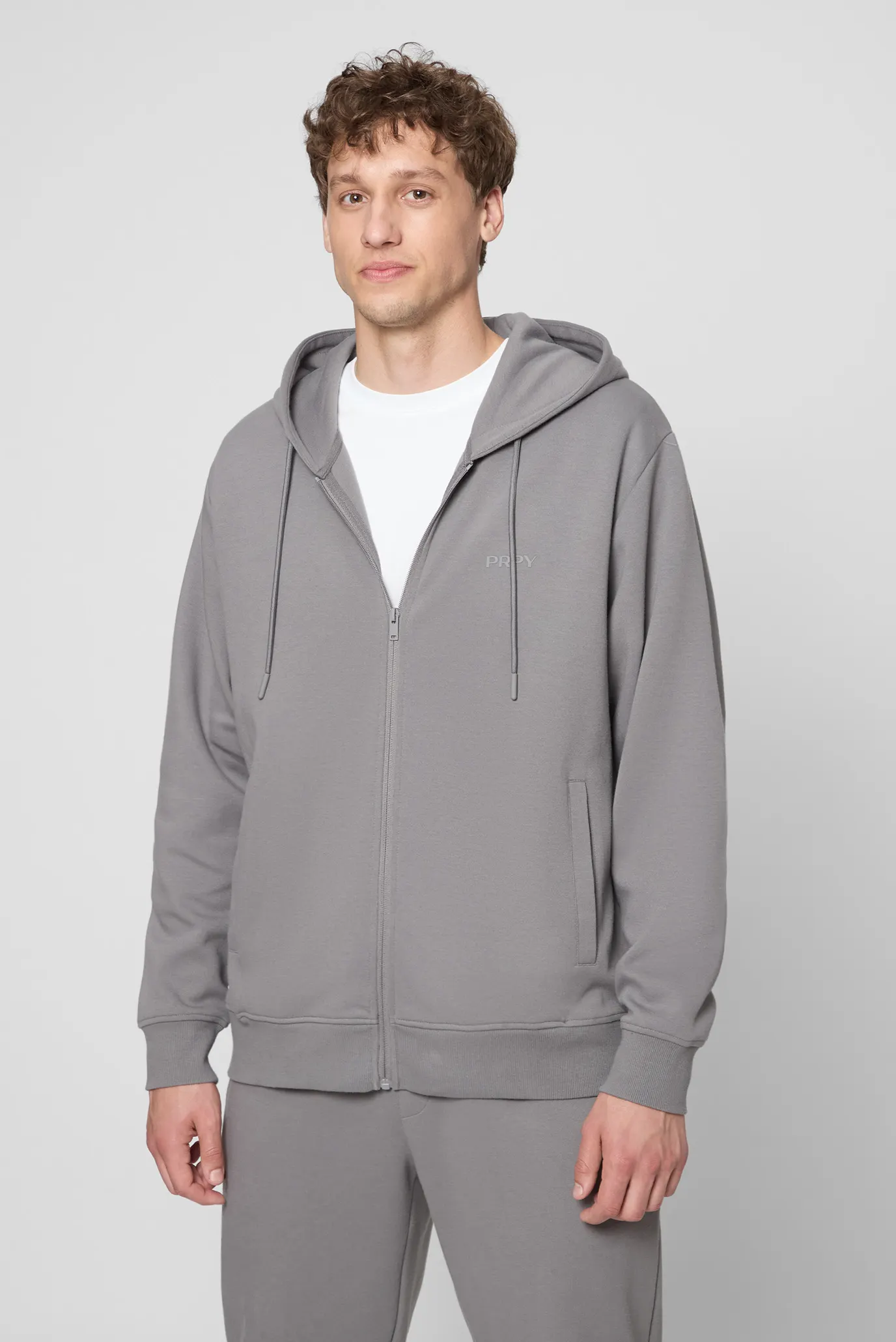 Чоловіче сіре худі 3