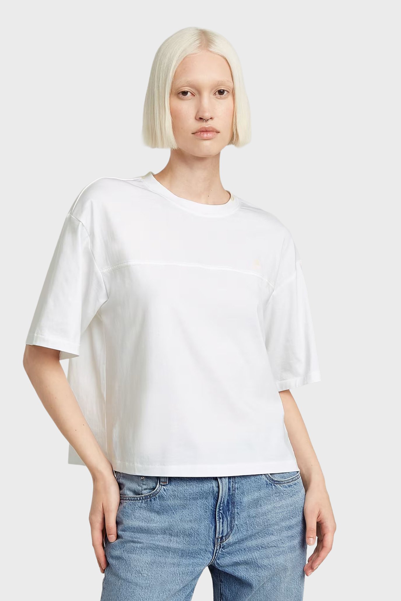 Женская белая футболка Horizontal seam loose Белый XS G-Star RAW D26134,336 Женская белая футболка Horizontal seam loose Белый XS G-Star RAW D26134,336