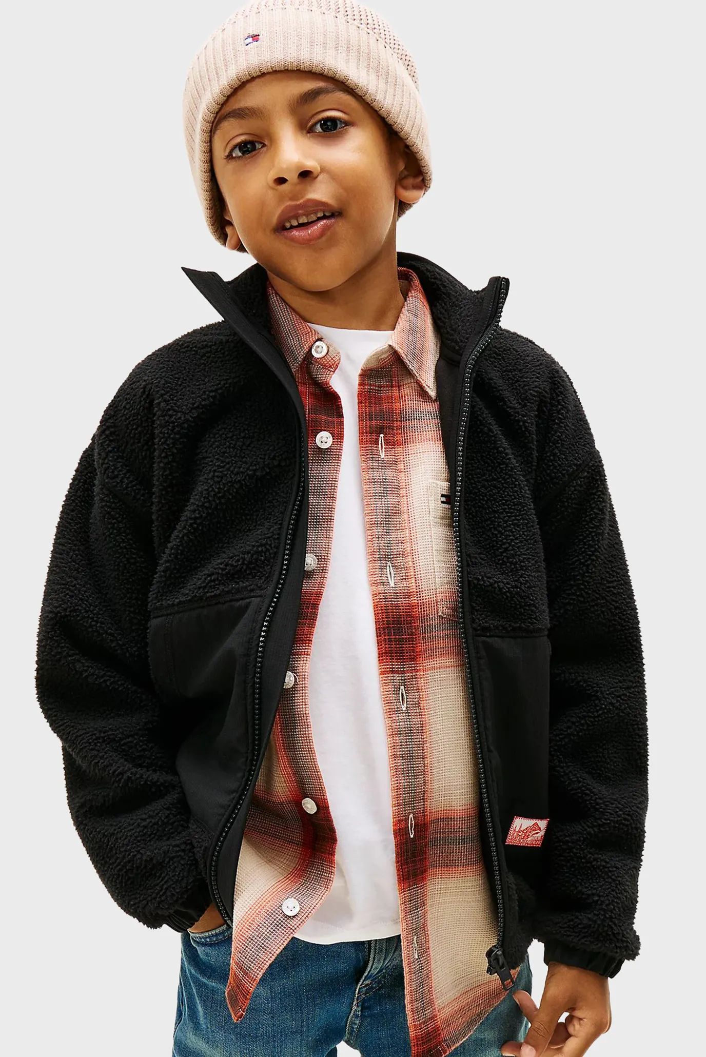 Детская черная спортивная кофта FABRIC 1