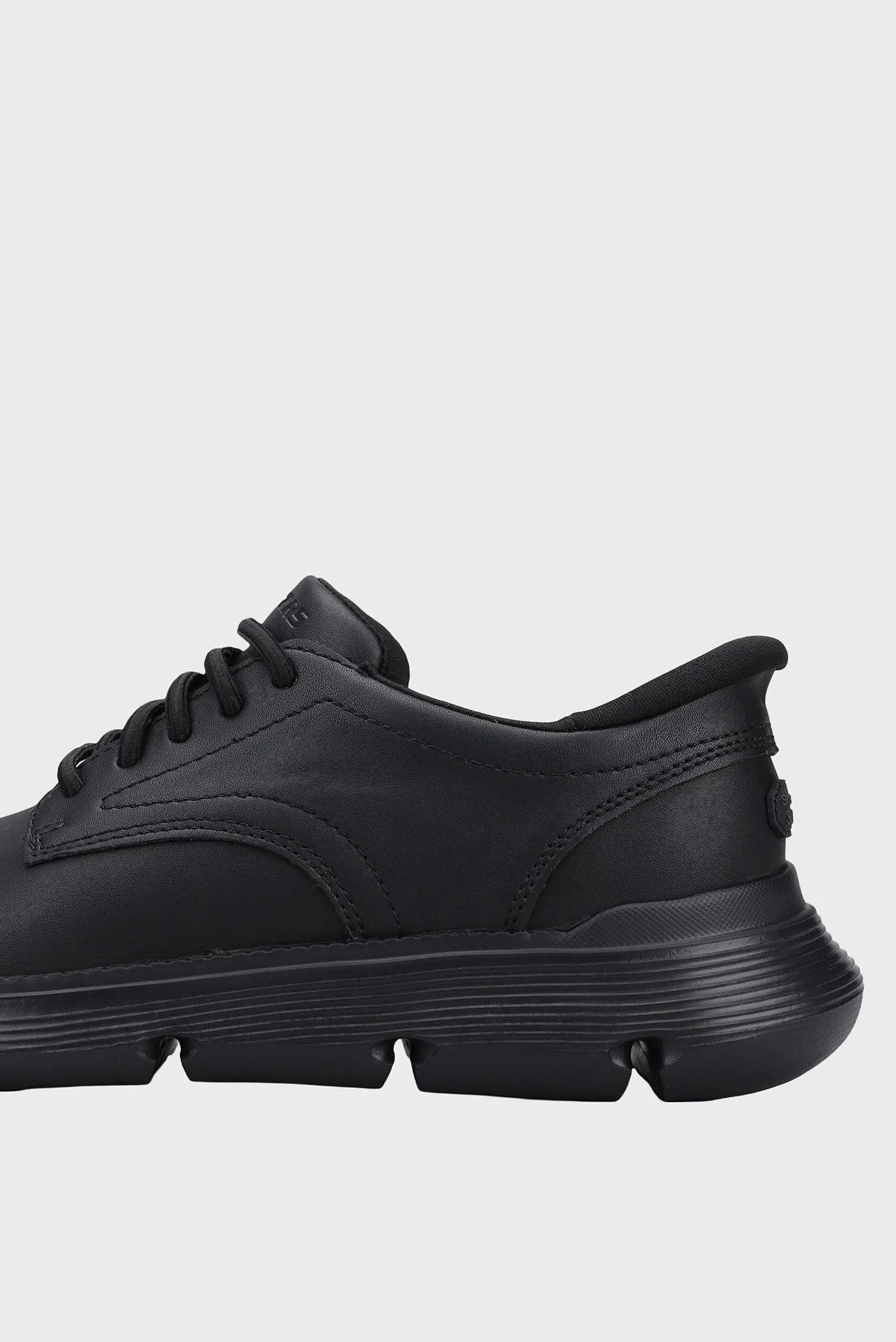 Мужские черные кожаный дерби 2