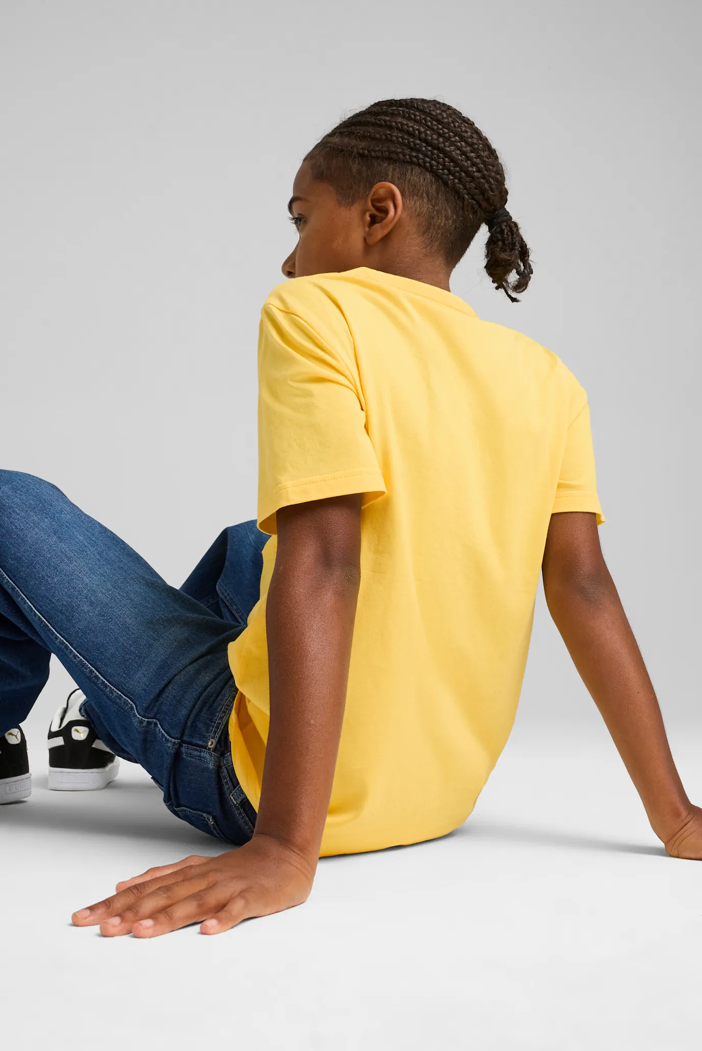 Дитяча жовта футболка PUMA Class Graphic Tee Youth 3