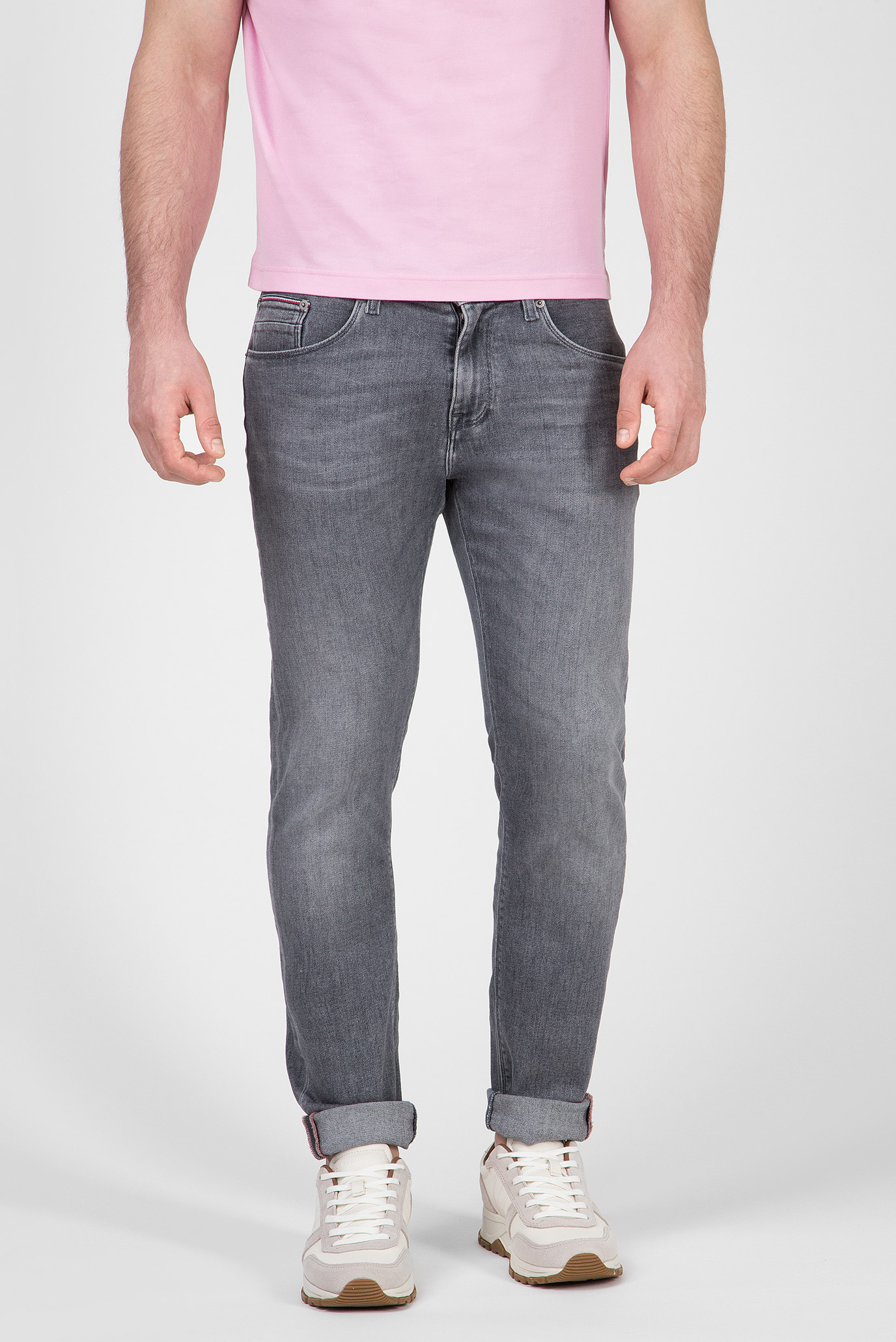 Мужские серые джинсы SLIM BLEECKER PSTR CUSTER 1