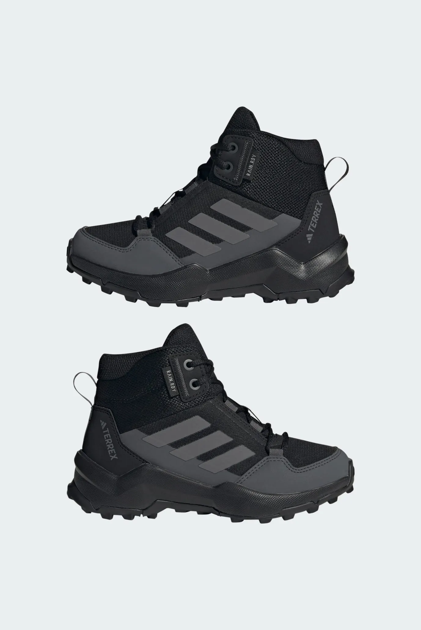 Дитячі чорні хайтопи Terrex Ax4r Mid Rain.Rdy 7