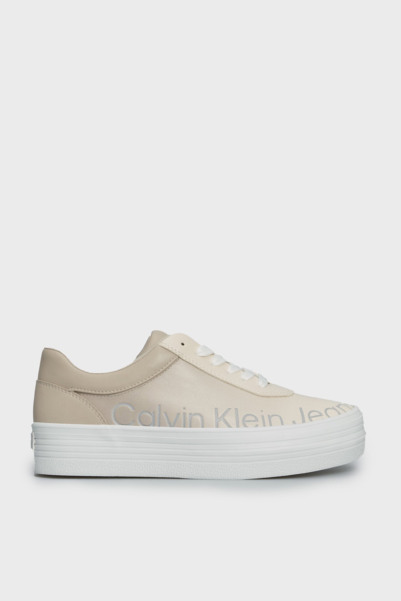 Женские белые кожаные сникерcы BOLD VULC FLATF LOW LTH IN SAT 1