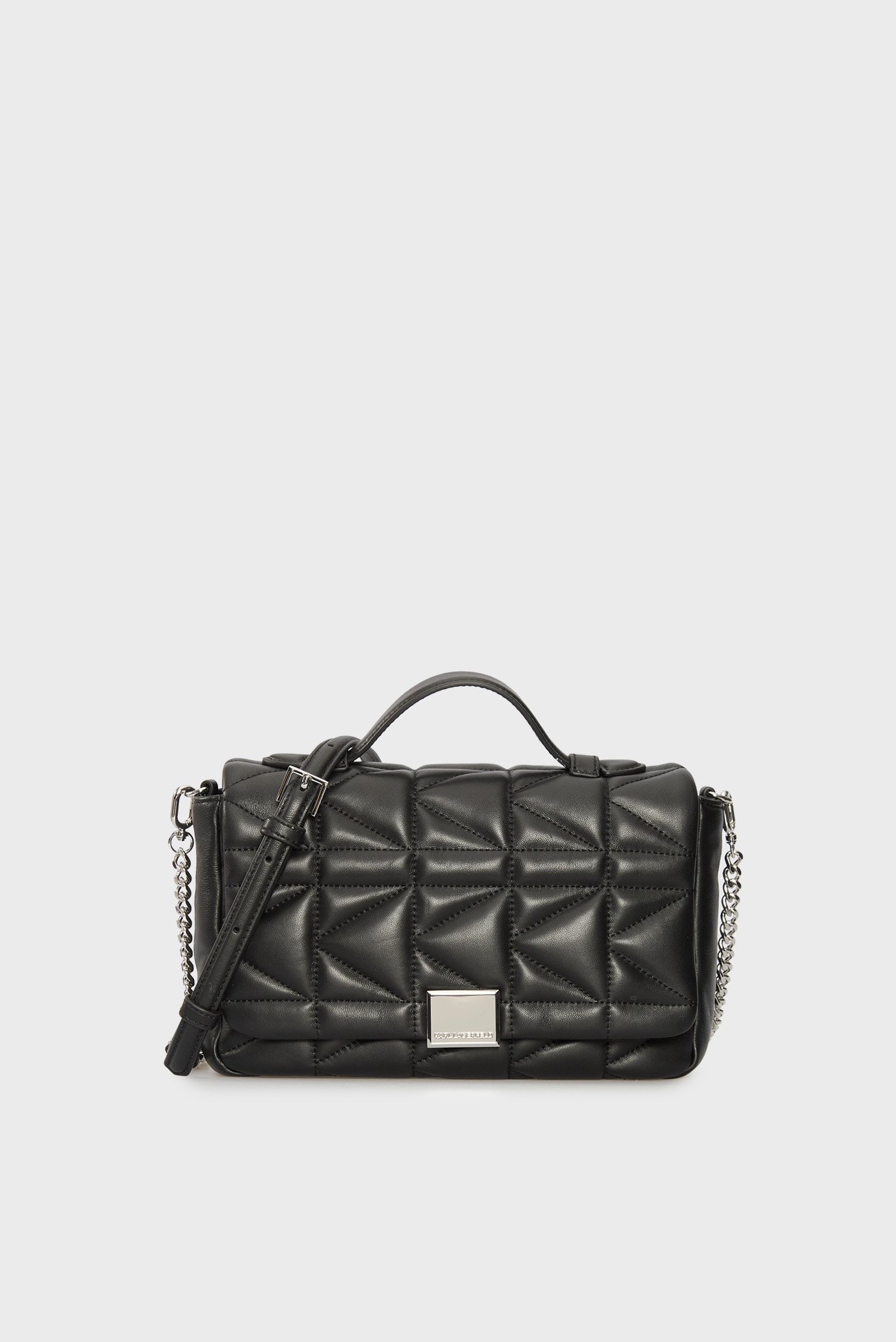 Женская черная кожаная сумка kuilt top handle Черный ONESIZE Karl Lagerfeld A1W30357 Женская черная кожаная сумка kuilt top handle Черный ONESIZE Karl Lagerfeld A1W30357