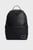 Чоловічий чорний рюкзак з візерунком CK ELEVATED ROUND BP MONO