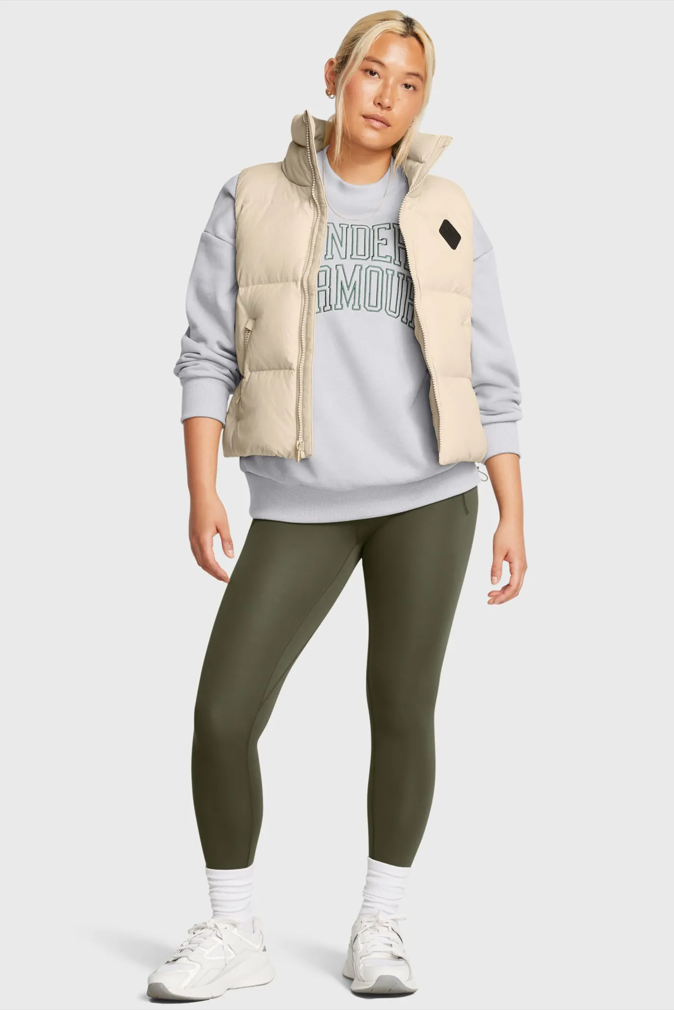 Женские зеленые тайтсы Meridian Ankle Leg 2