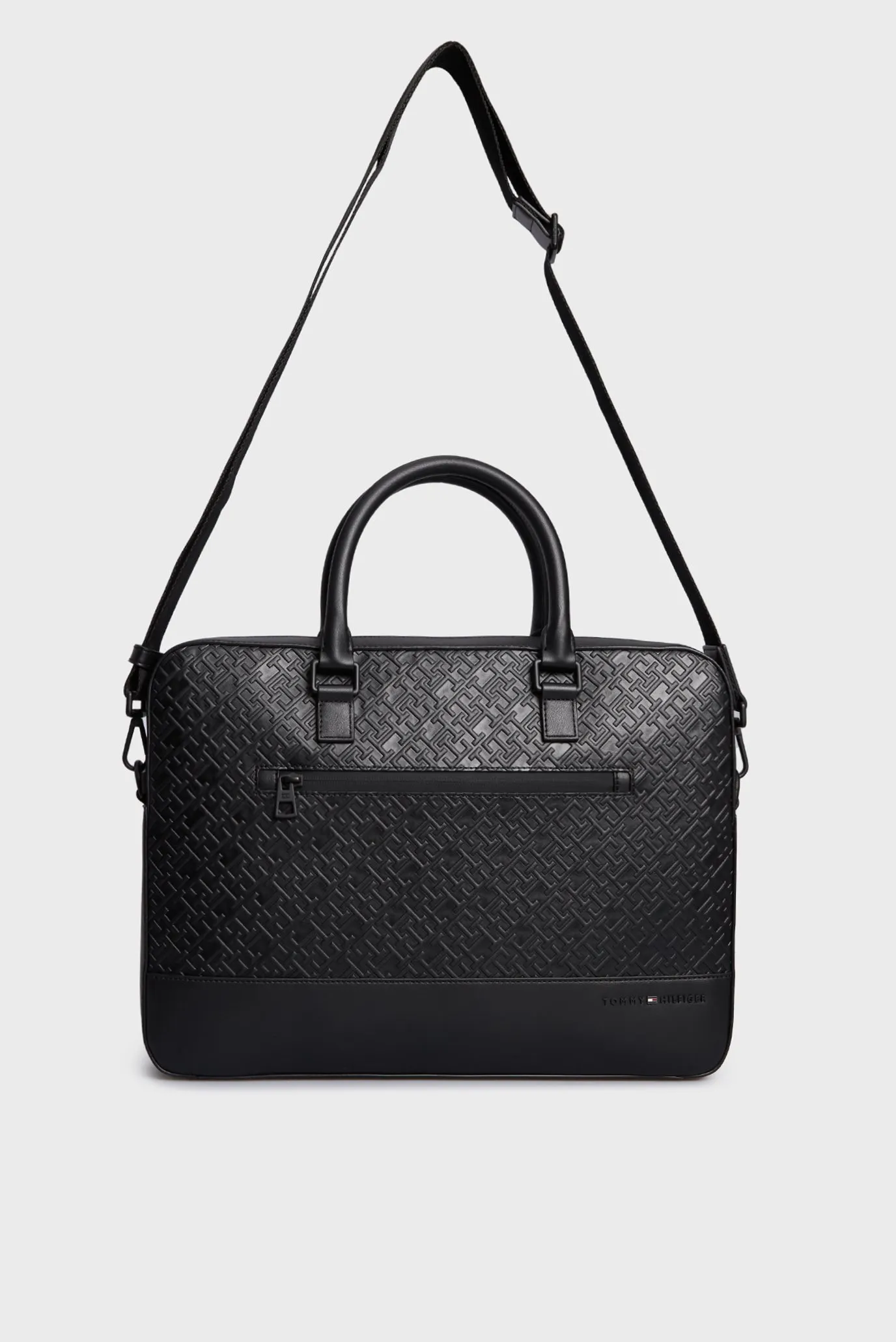 Мужская черная сумка для ноутбука TH MONOGRAM COMPUTER BAG 5