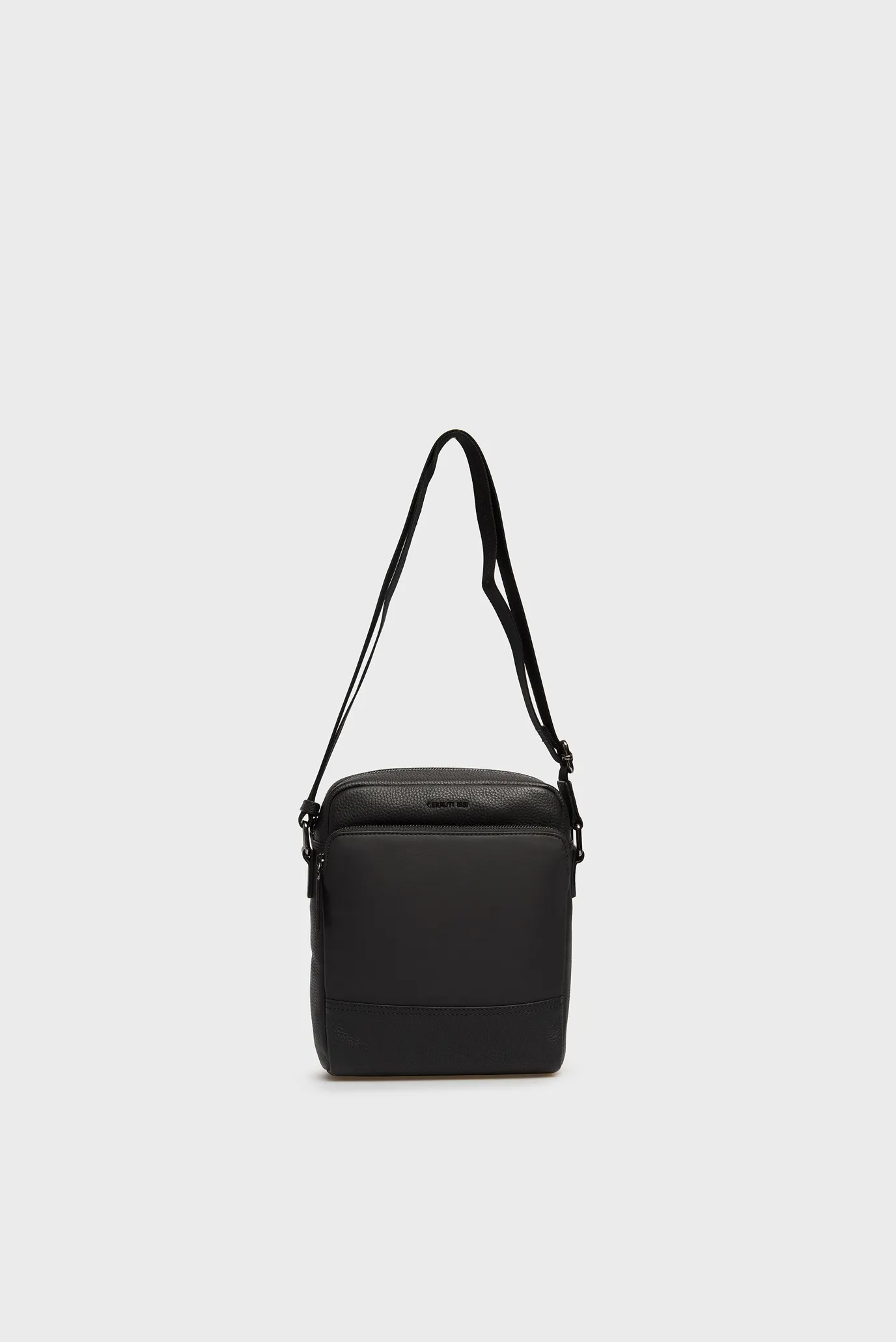 Чоловіча чорна шкіряна сумка SCOTT 5