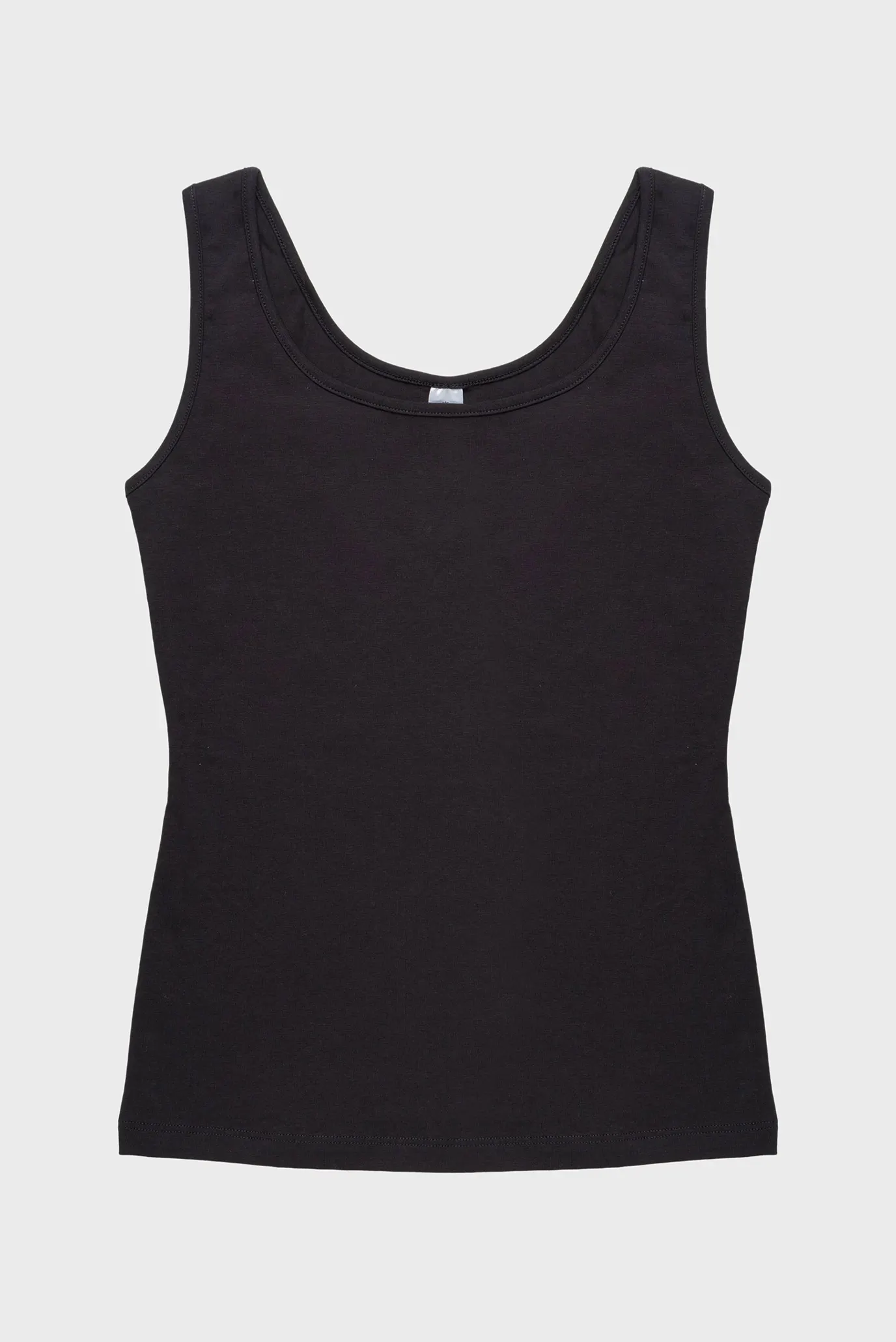 Женская черная майка 3