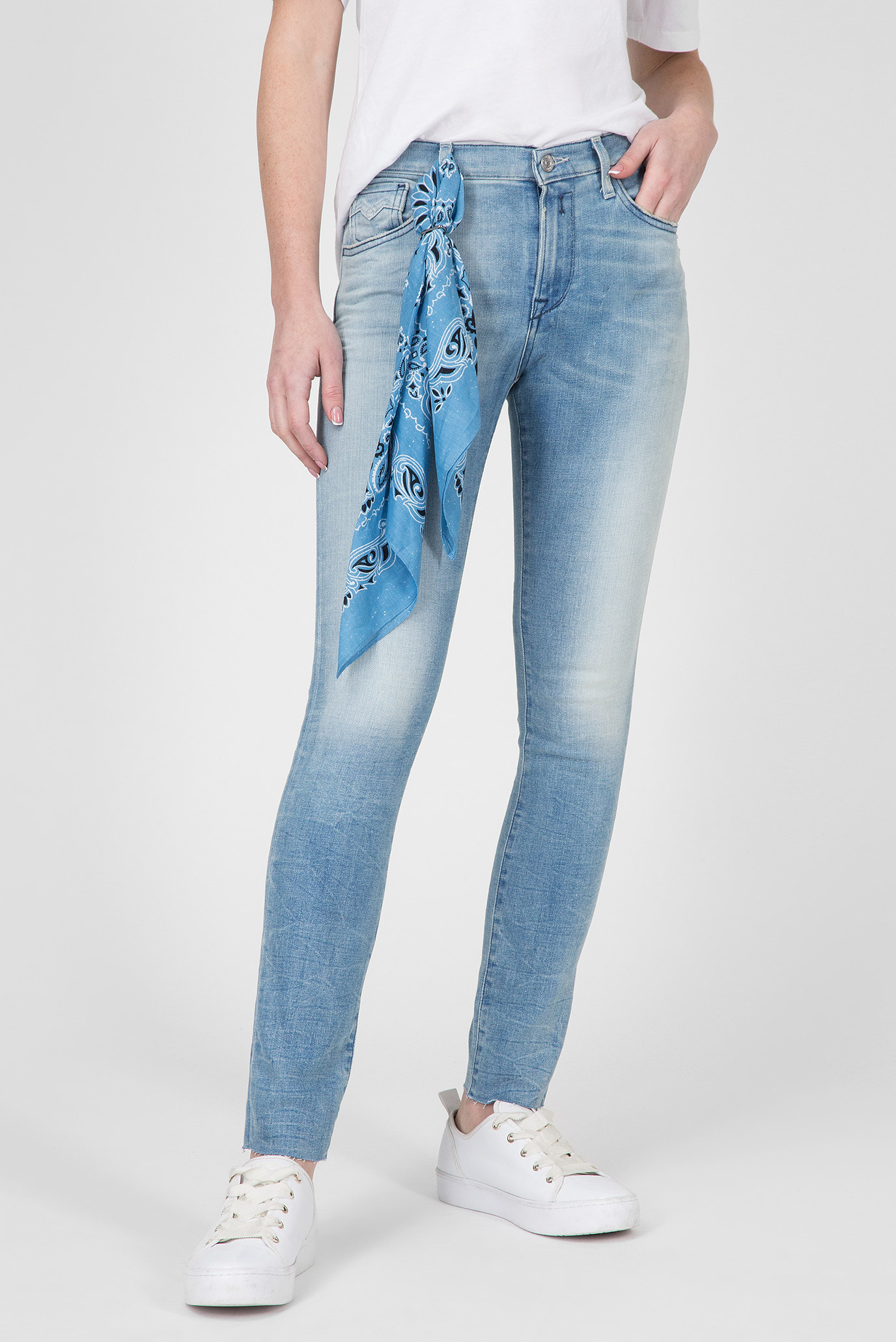 Женские голубые джинсы VIVY 1