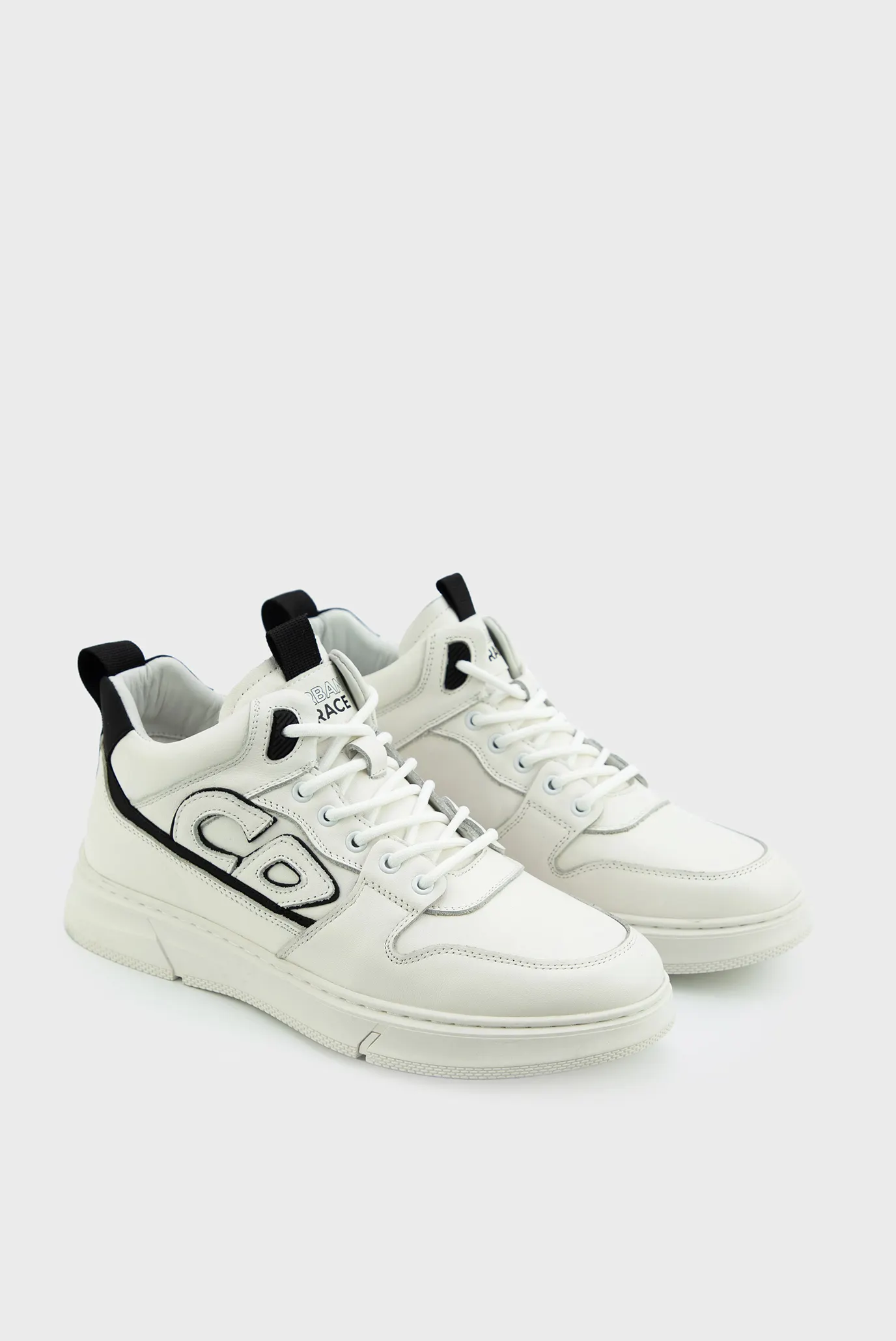 Мужские белые кожаные хайтопы 3