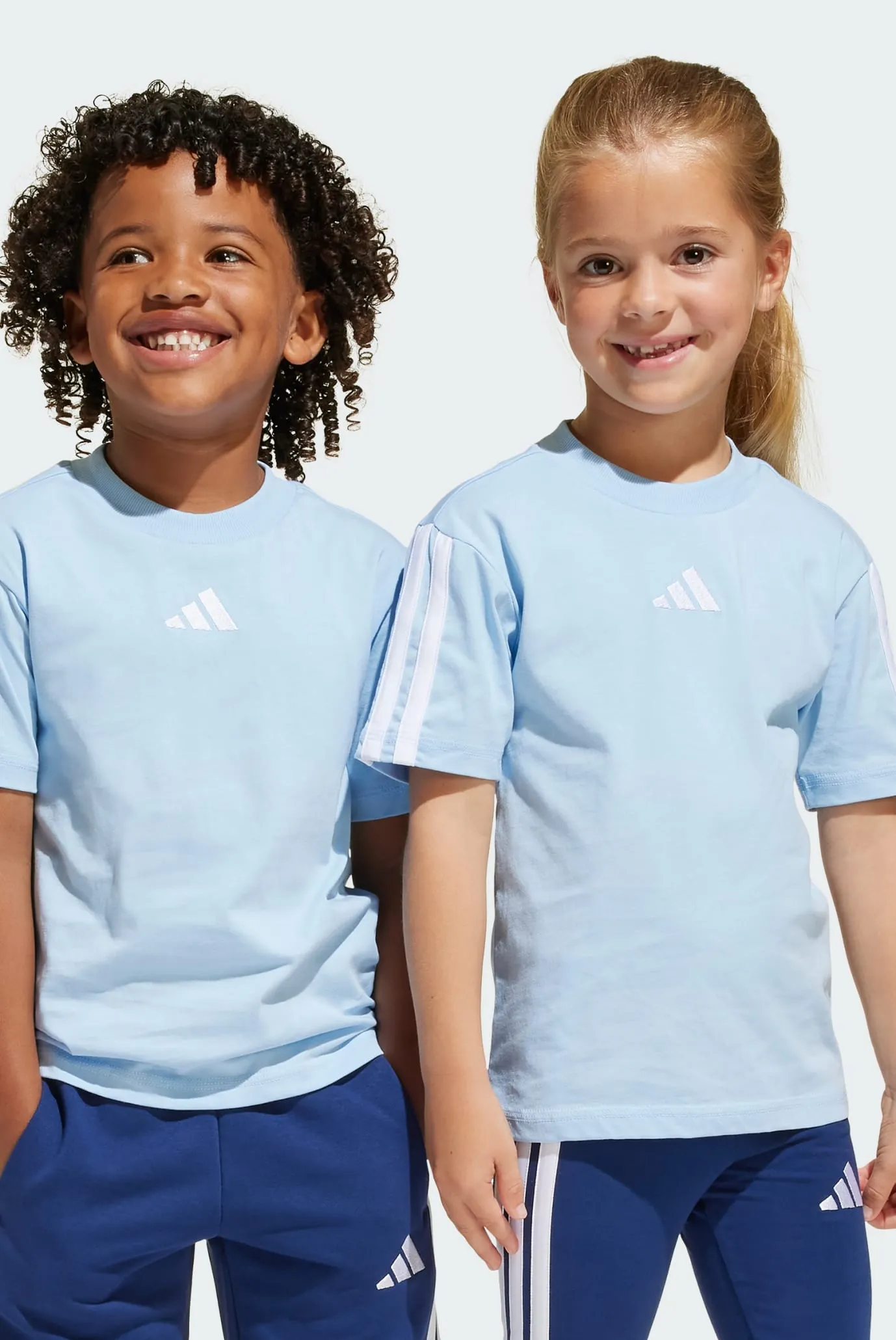 Дитяча блакитна футболка Essentials Kids adidas JD6512 — MD-Fashion