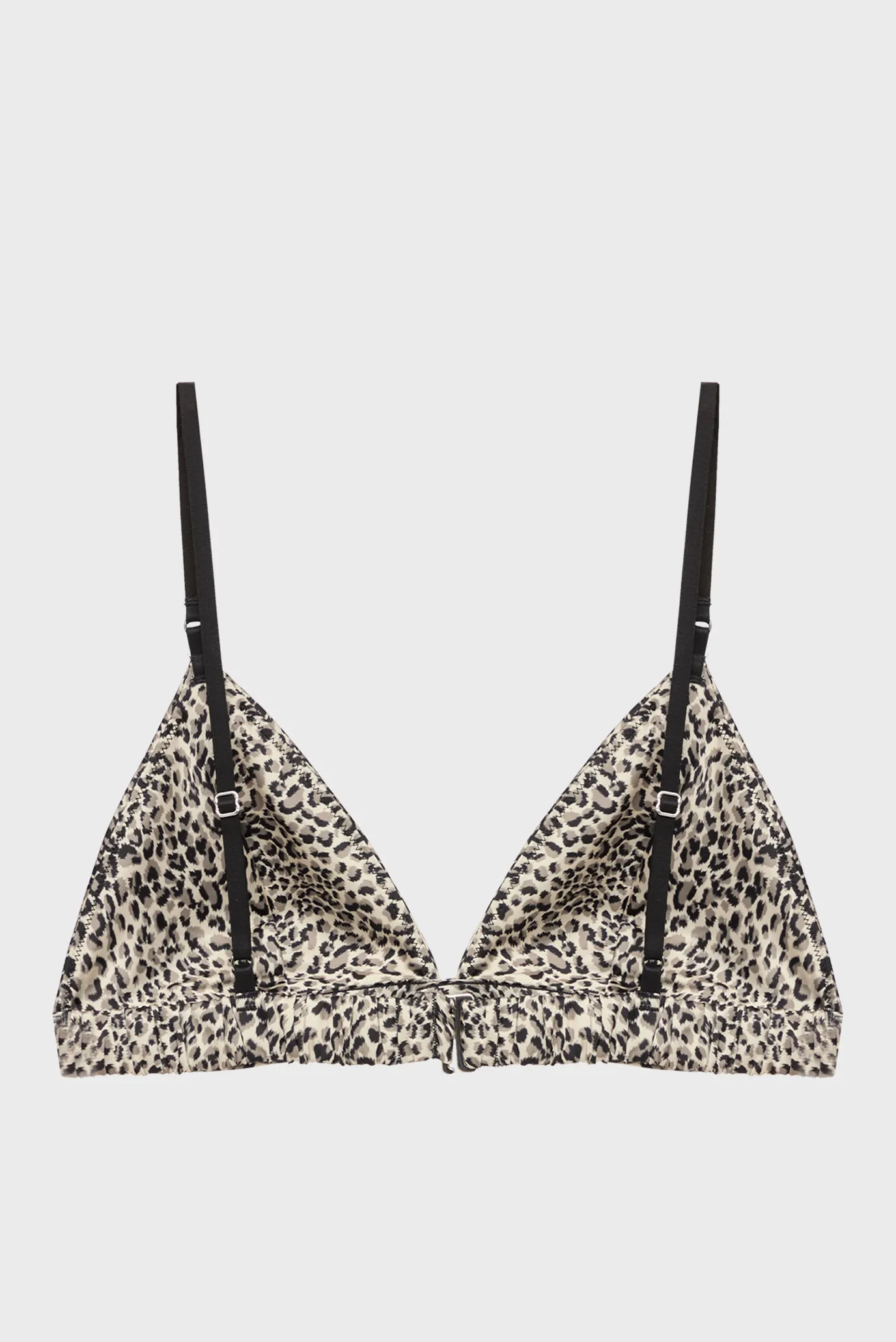 Женский бежевый бюстгальтер с узором UNLINED TRIANGLE 6