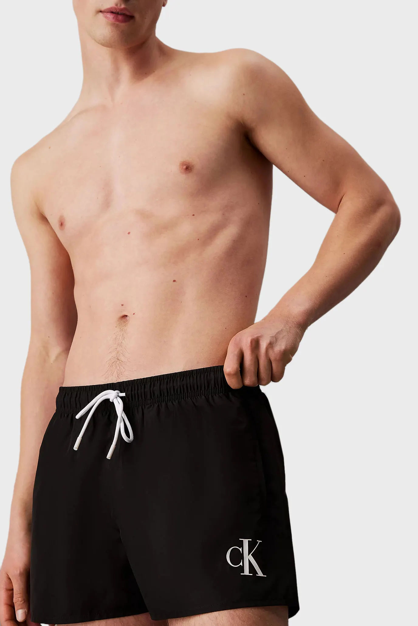 Мужские черные плавательные шорты 4