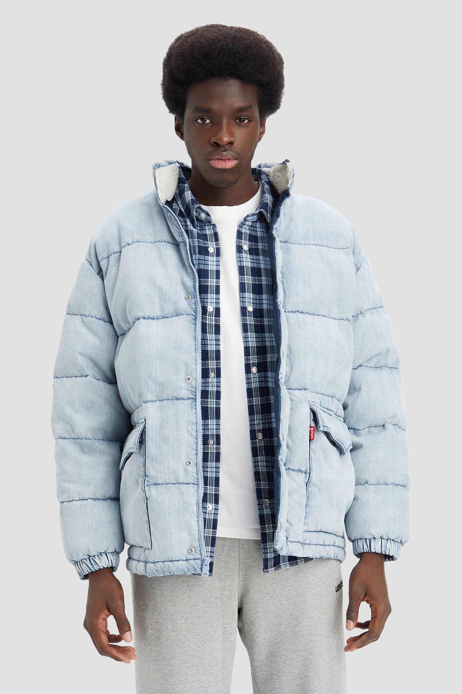 Мужская голубая куртка Голубой L Levi’s® A5803;0000 Мужская голубая куртка Голубой L Levi’s® A5803;0000