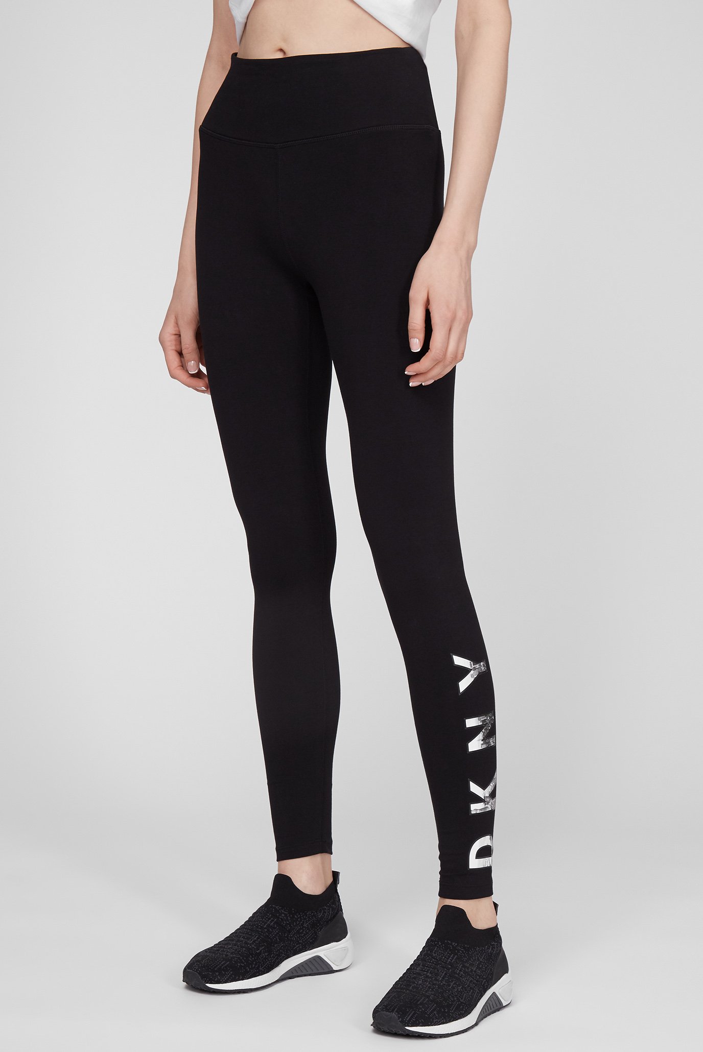 Женские черные леггинсы Черный M DKNY DP7P1223 Женские черные леггинсы Черный M DKNY DP7P1223