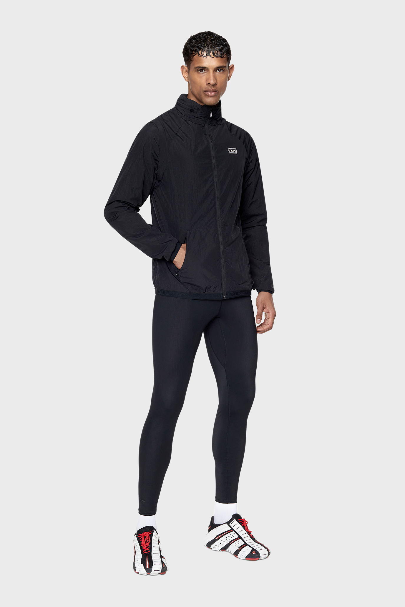 Мужская черная ветровка AMWT-DARTEE-WT14 Diesel A06620 0WDAX — MD-Fashion