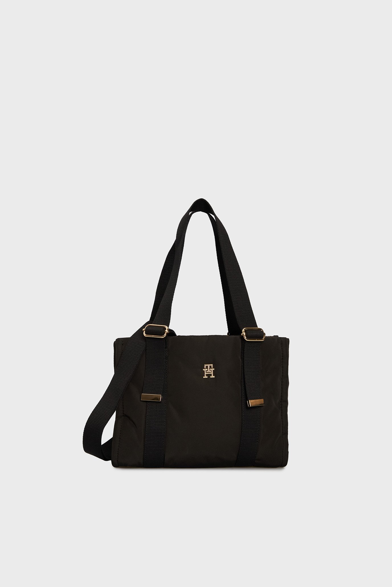 Женская черная сумка TH REVAMP MINI TOTE 1