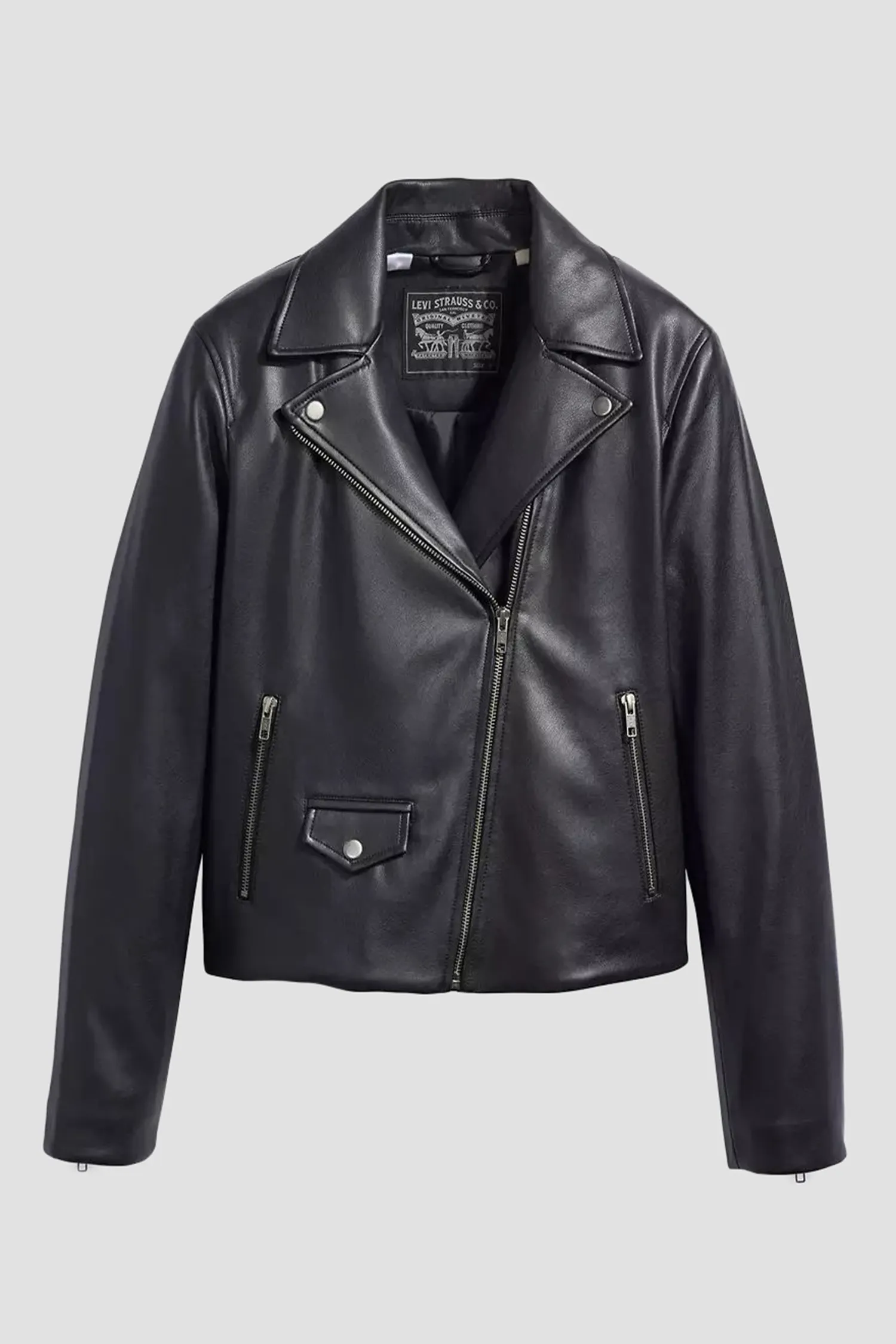 Женская черная косуха 5