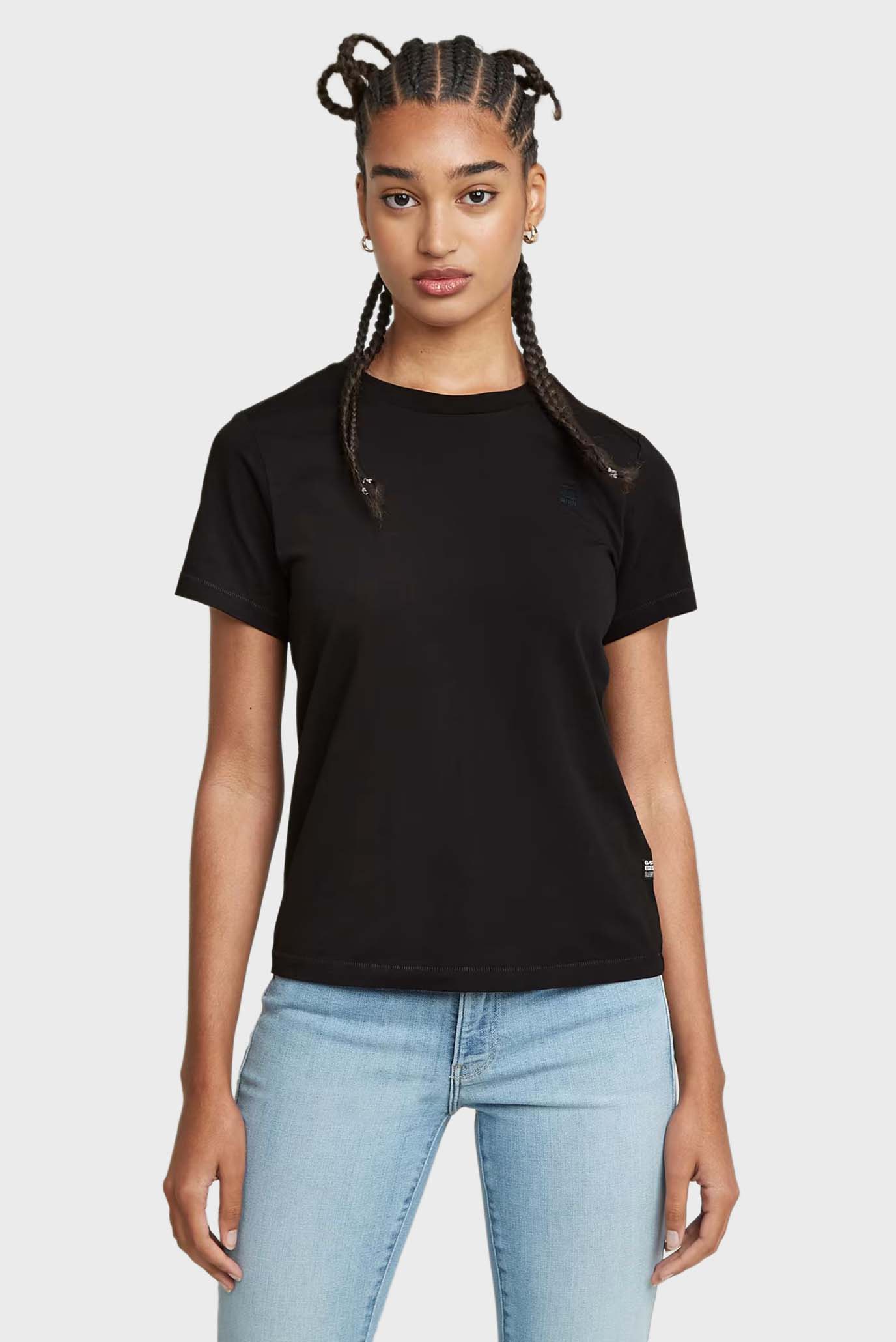 Женская черная футболка Nifous Черный XS G-Star RAW D26062,336 Женская черная футболка Nifous Черный XS G-Star RAW D26062,336