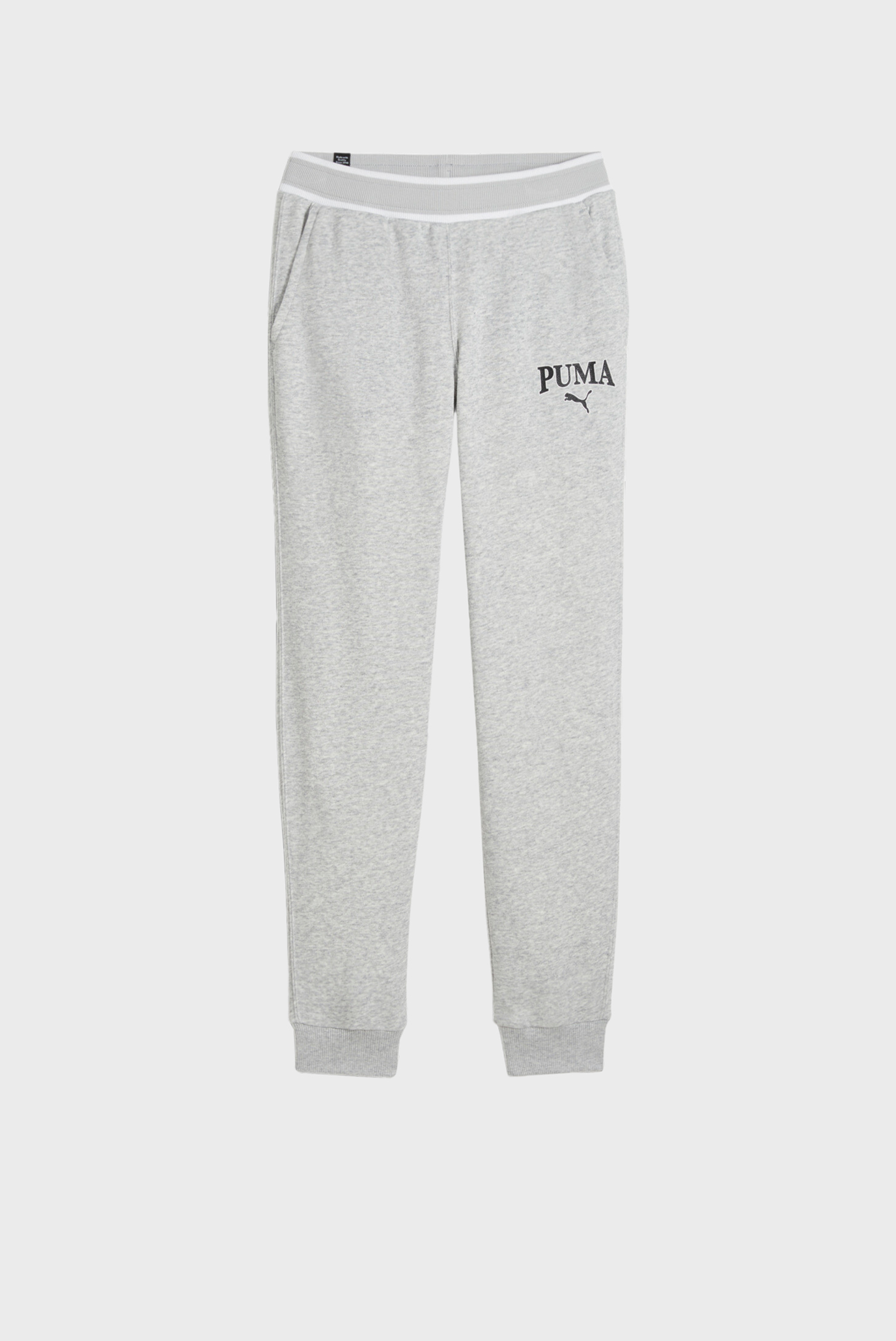 Детские светло-серые спортивные брюки PUMA SQUAD Youth Sweatpants 1