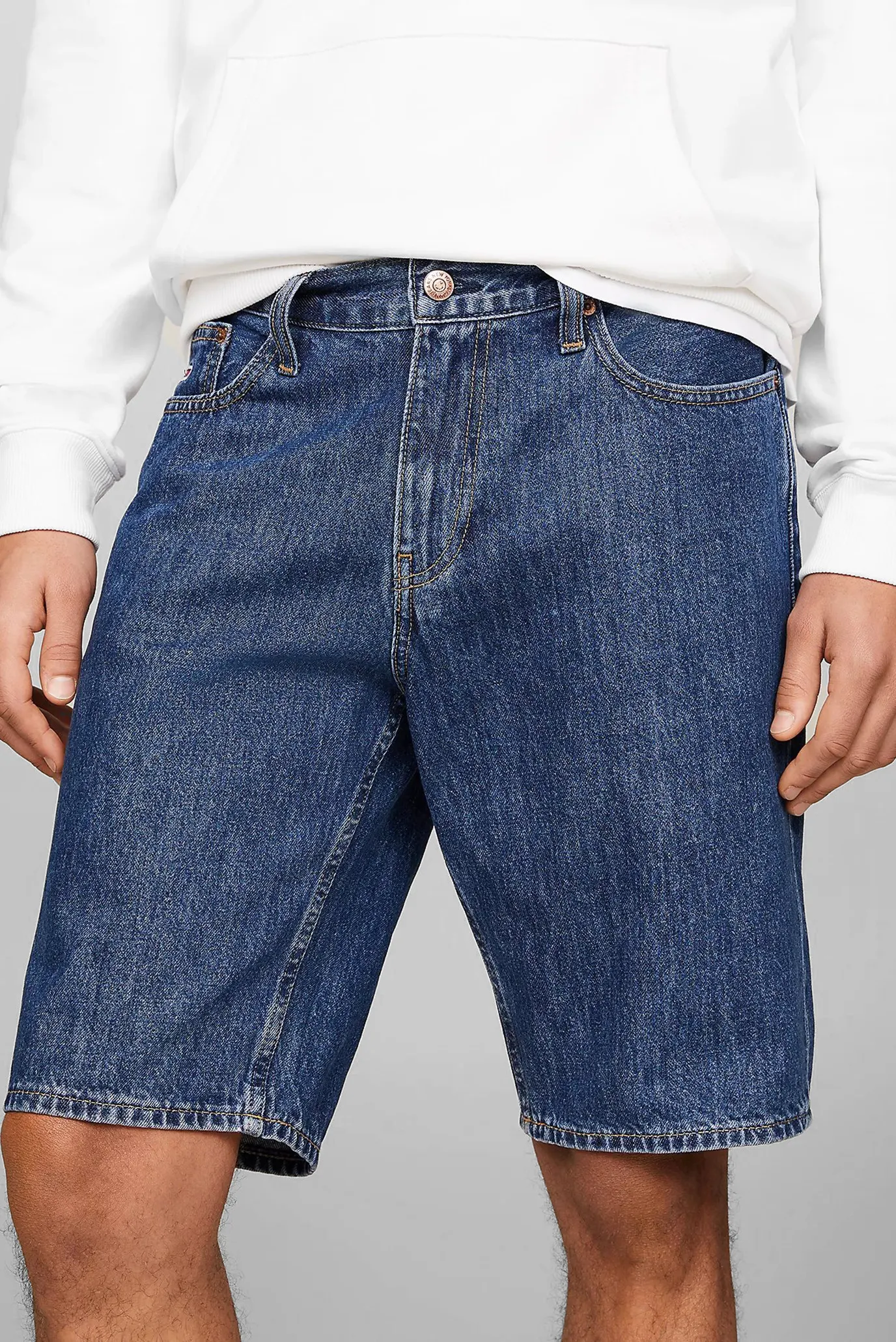 Мужские темно-синие джинсовые шорты RYAN 3