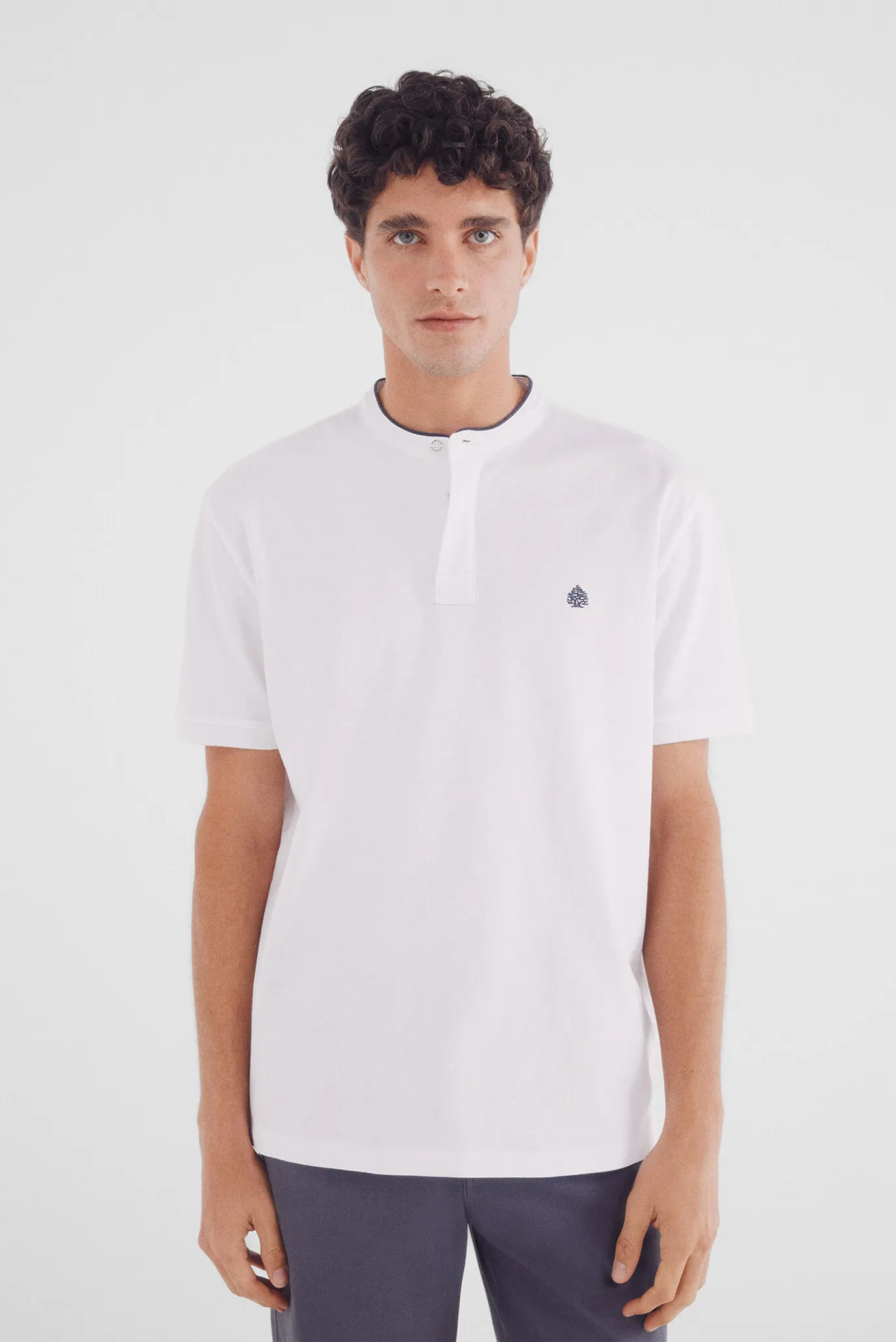 Чоловіче біле поло 1