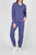 Женский фиолетовый спортивный костюм (худи, брюки)