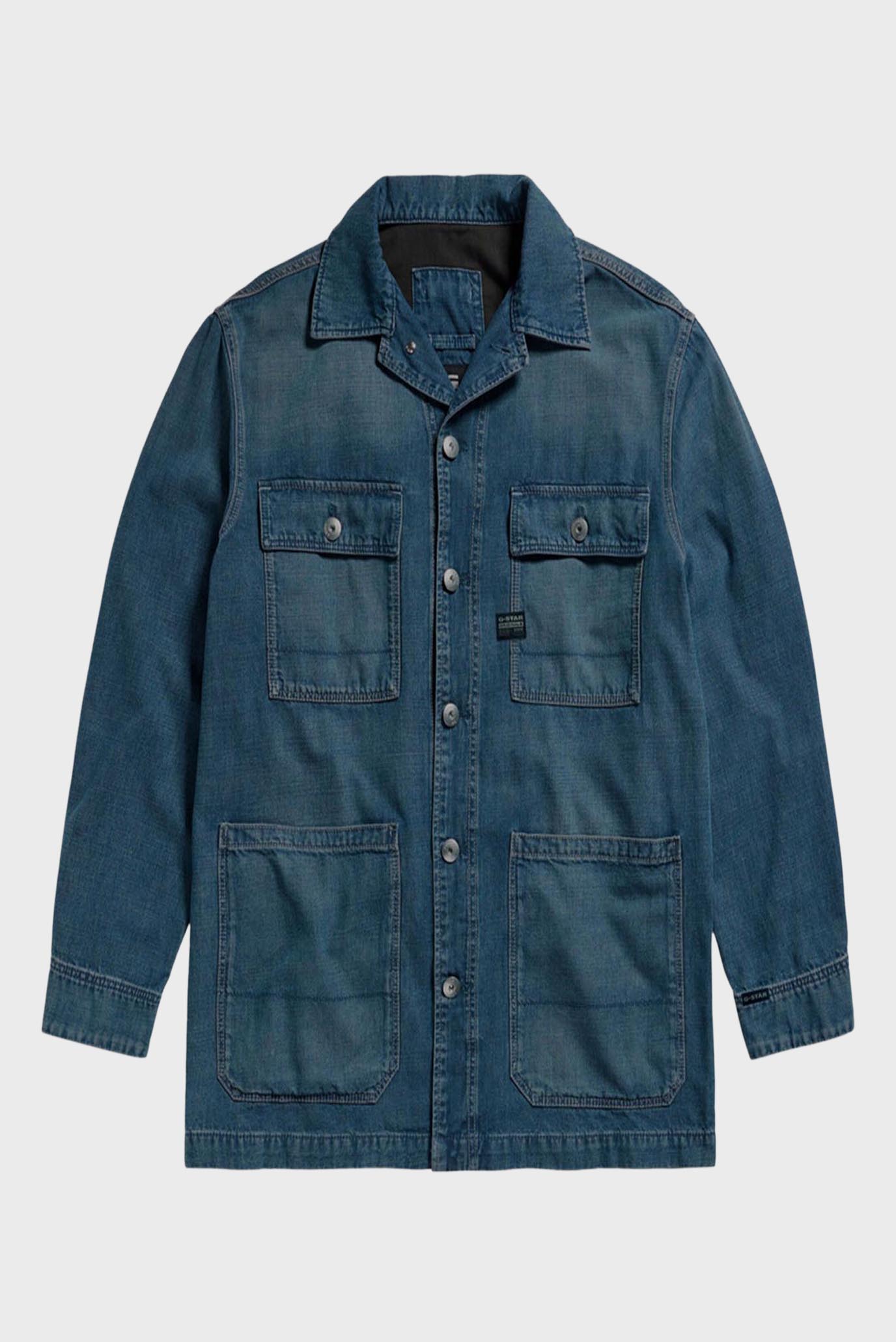 Мужская синяя джинсовая куртка Chore Синий S G-Star RAW D23956,D541 Мужская синяя джинсовая куртка Chore Синий S G-Star RAW D23956,D541