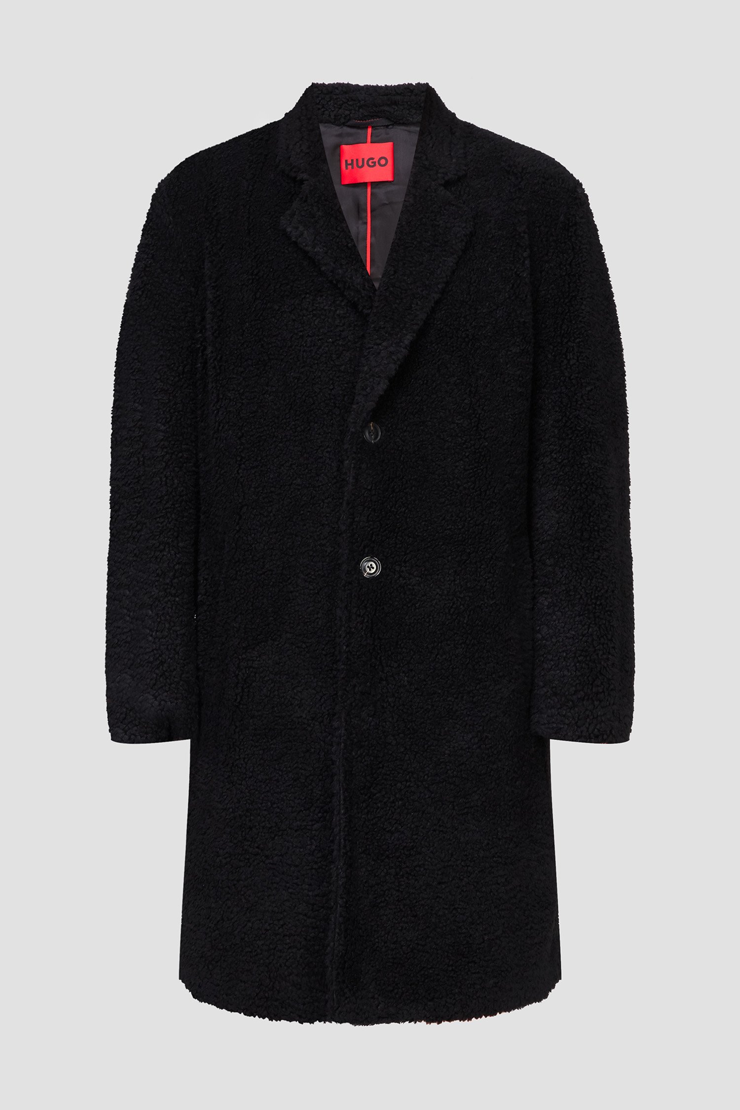 Чоловіче чорне пальто 1