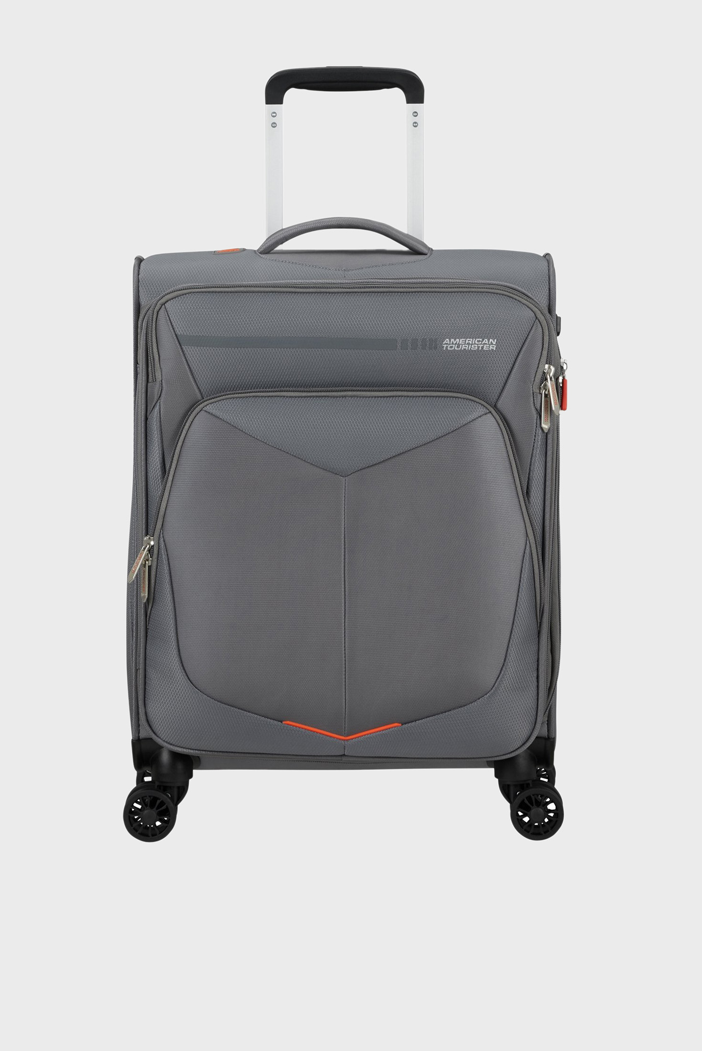 Серый чемодан 55 см SUMMERFUNK TITANIUM GREY 1