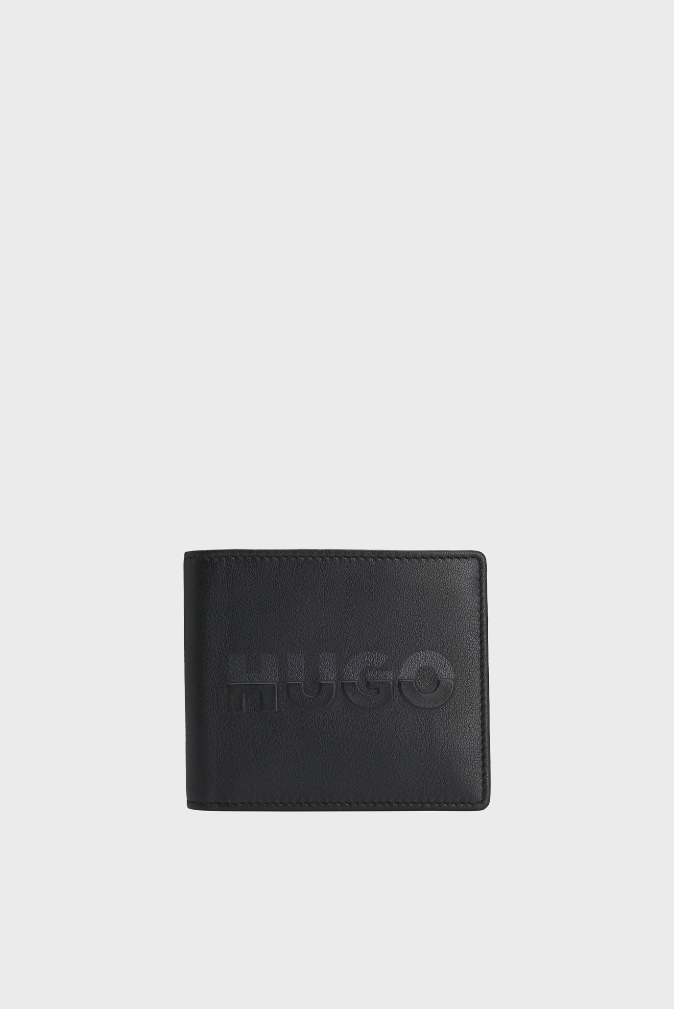 Мужской черный кожаный кошелек Черный ONESIZE HUGO 50548733;001 Мужской черный кожаный кошелек Черный ONESIZE HUGO 50548733;001